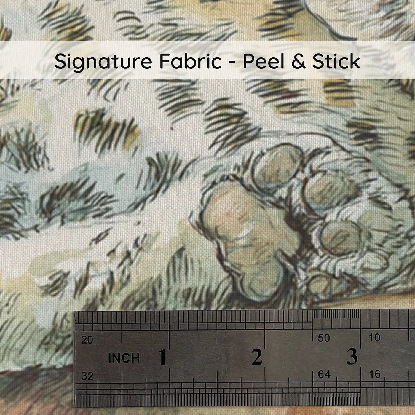 Fabric texture close-up of Leopard Cub Branch Nap Wainscoting Wallpaper by Whimsy Tots