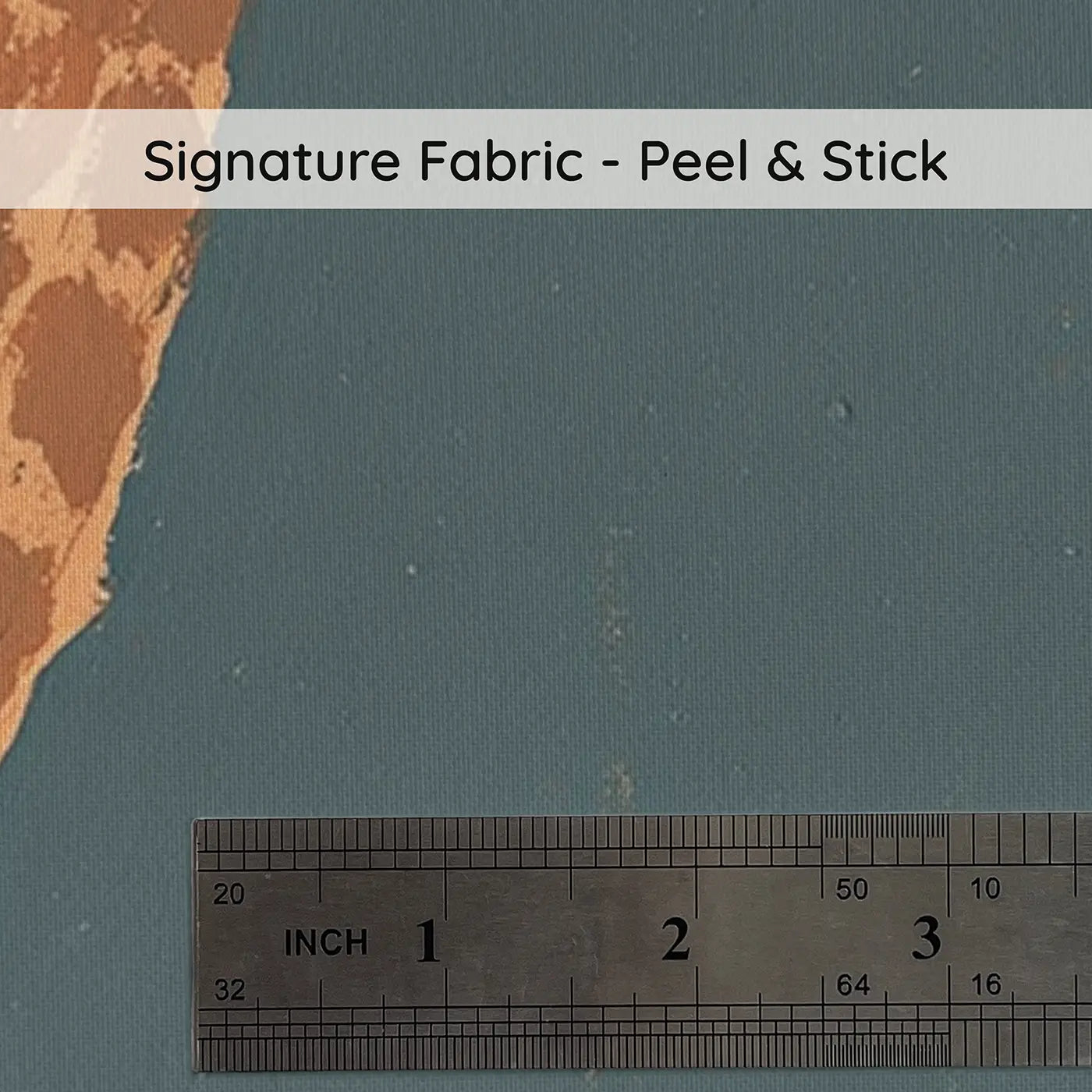 Fabric texture close-up of Flat Giraffe Star Night Wainscoting Wallpaper by Whimsy Tots