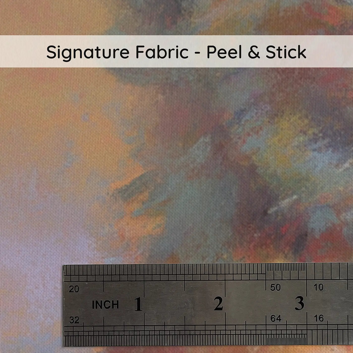 Fabric texture close-up of Fuzzy Lion Cub Sunset Wainscoting Wallpaper by Whimsy Tots