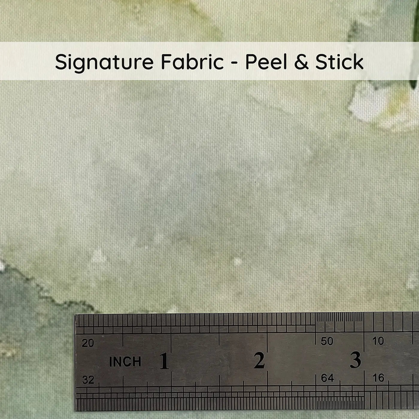 Fabric texture close-up of Weeping Willow Pond View Wainscoting Wallpaper by Whimsy Tots