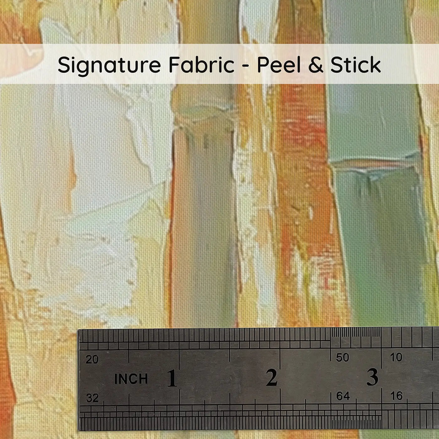 Fabric texture close-up of Bamboo Forest Zen Green Wainscoting Wallpaper by Whimsy Tots