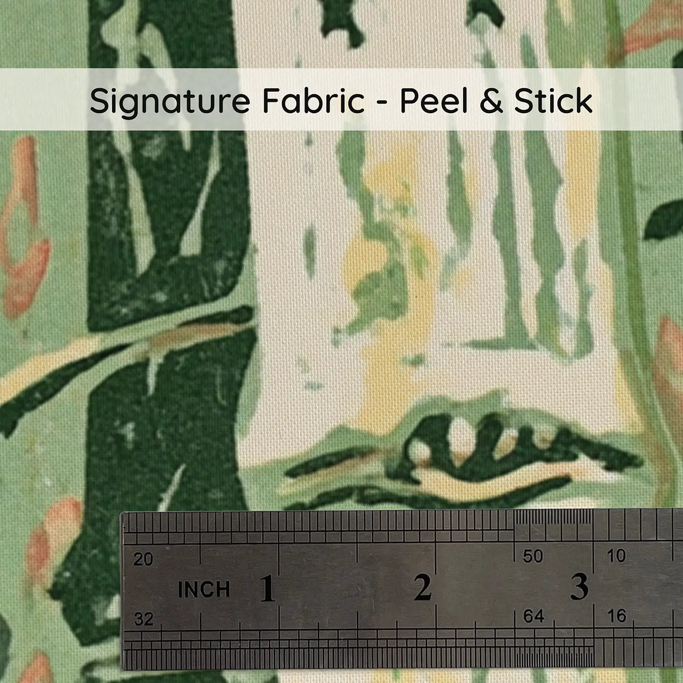 Fabric texture close-up of Carved Bamboo Vertical Grove Wainscoting Wallpaper by Whimsy Tots