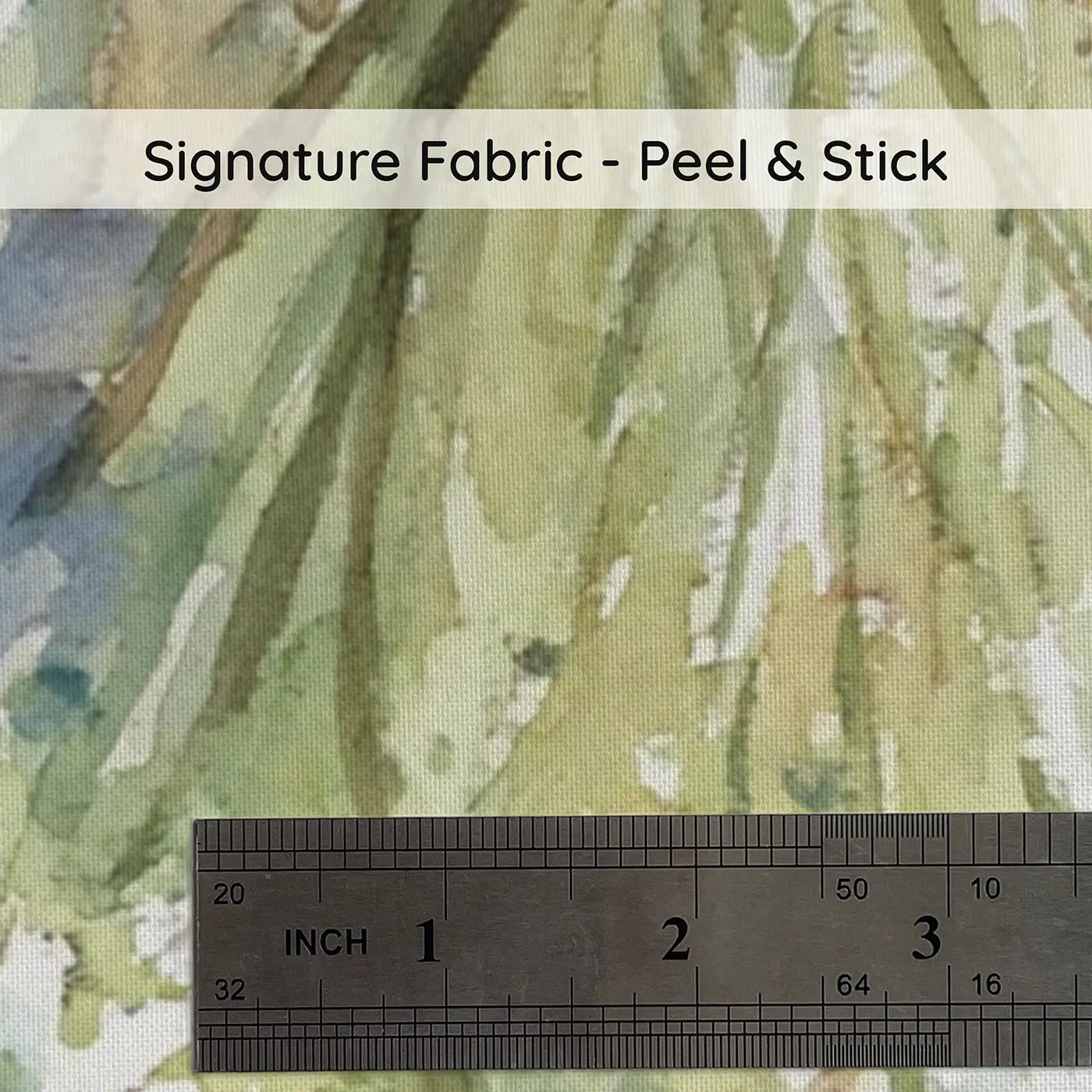 Fabric texture close-up of Apothecary Garden Herbs Wainscoting Wallpaper by Whimsy Tots