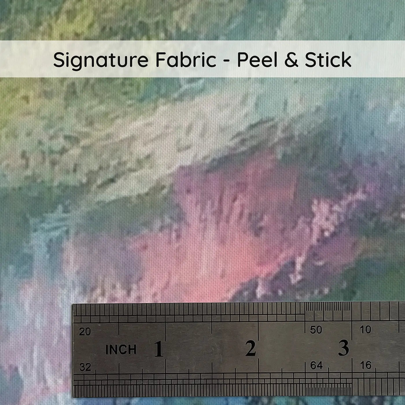 Fabric texture close-up of Chalk Aurora Dream Soft Wainscoting Wallpaper by Whimsy Tots