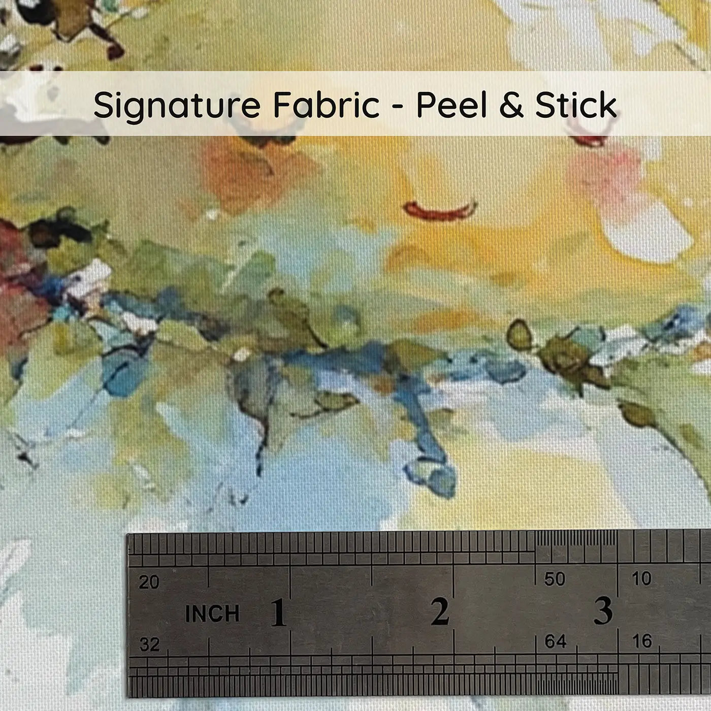Fabric texture close-up of Ladybug Daisy Climb Wainscoting Wallpaper by Whimsy Tots