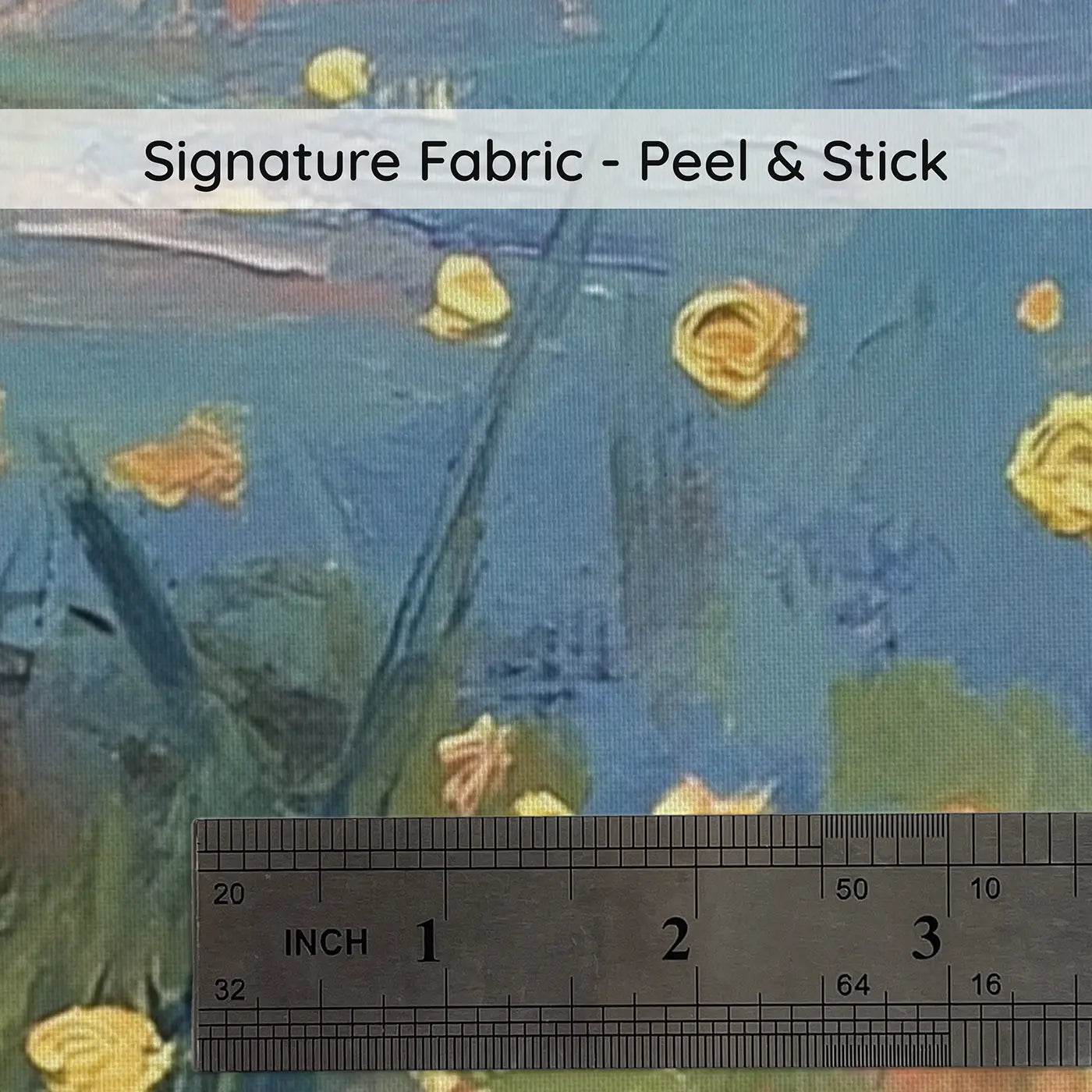 Fabric texture close-up of Firefly Marsh Twilight Oil Wainscoting Wallpaper by Whimsy Tots