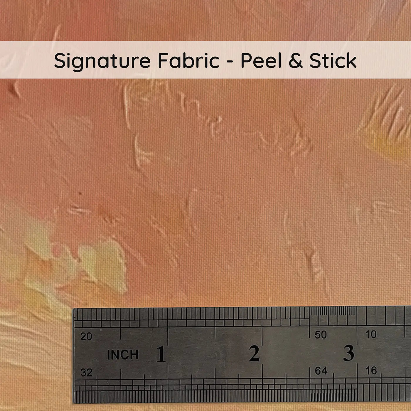 Fabric texture close-up of Mermaid Lagoon Sunset Oil Wainscoting Wallpaper by Whimsy Tots