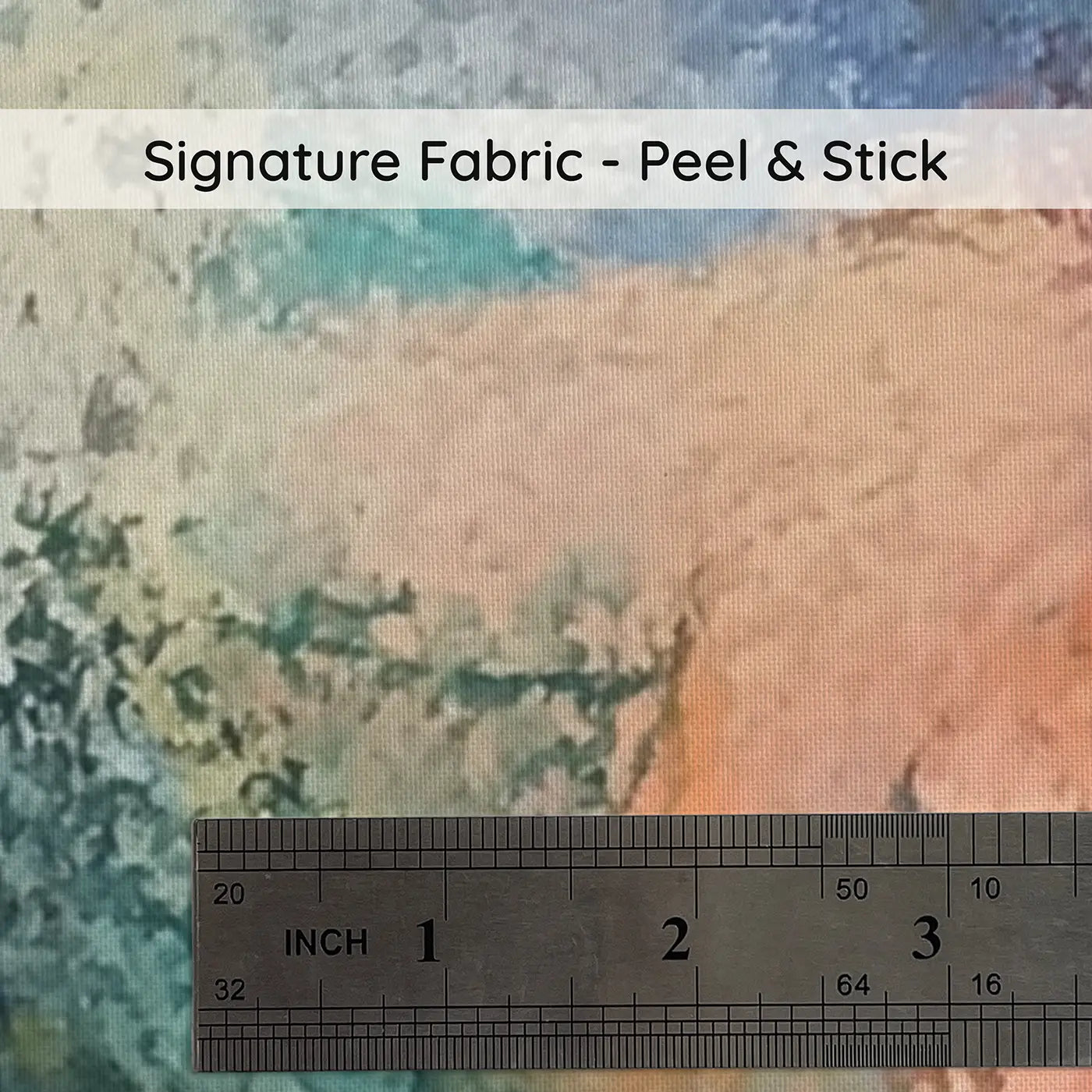 Fabric texture close-up of Chalk Mermaid Starfish Dream Wainscoting Wallpaper by Whimsy Tots
