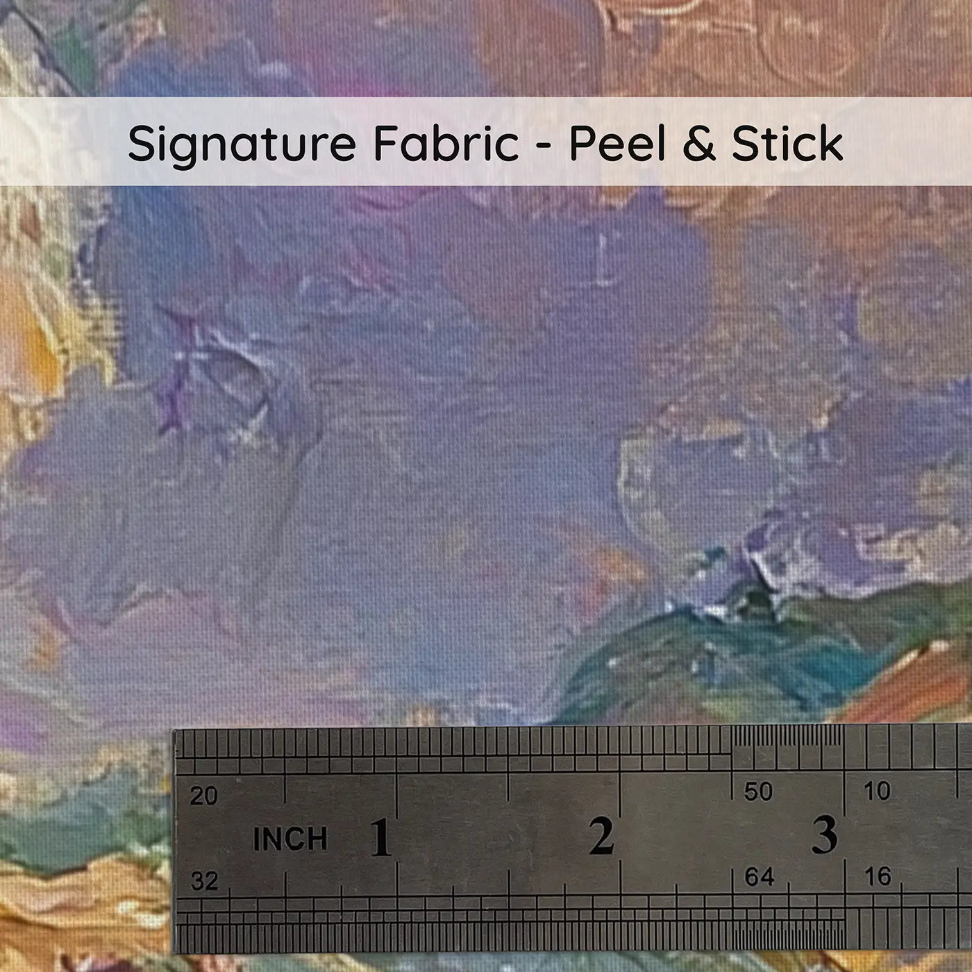 Fabric texture close-up of Dragon Island Volcano Sky Wainscoting Wallpaper by Whimsy Tots