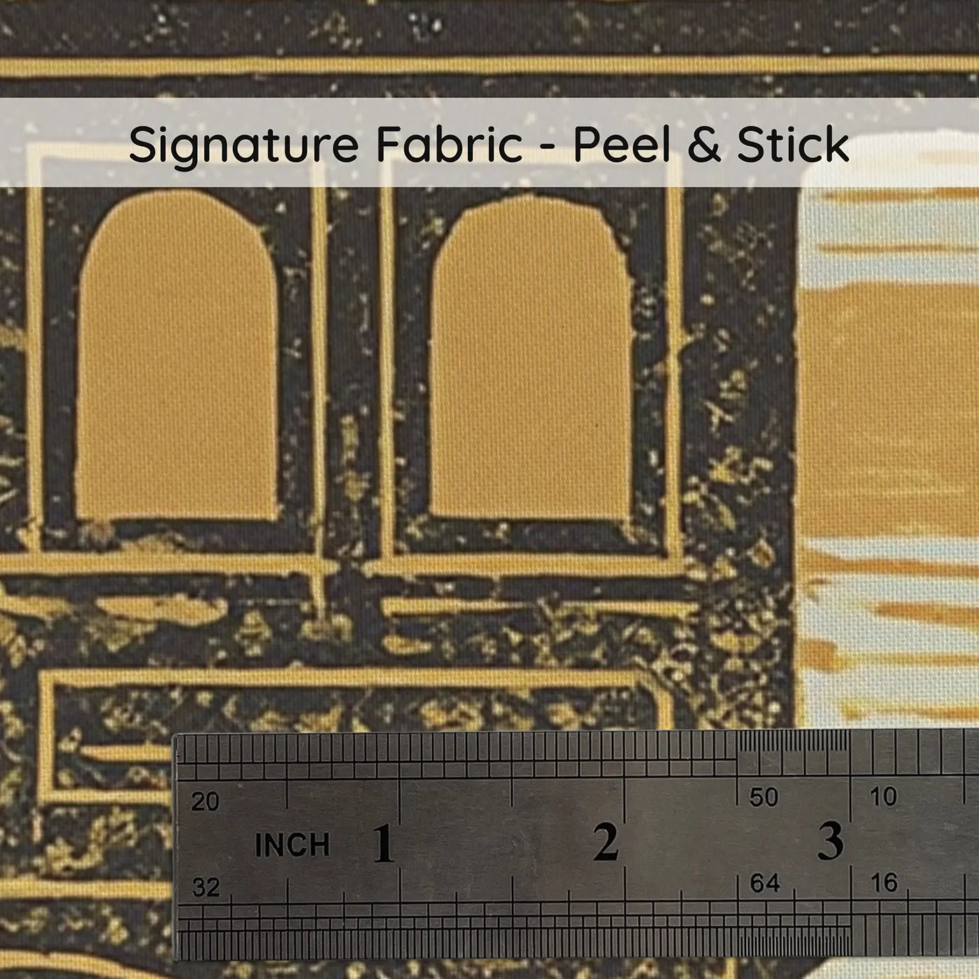 Fabric texture close-up of Carved Steam Train Band Wainscoting Wallpaper by Whimsy Tots
