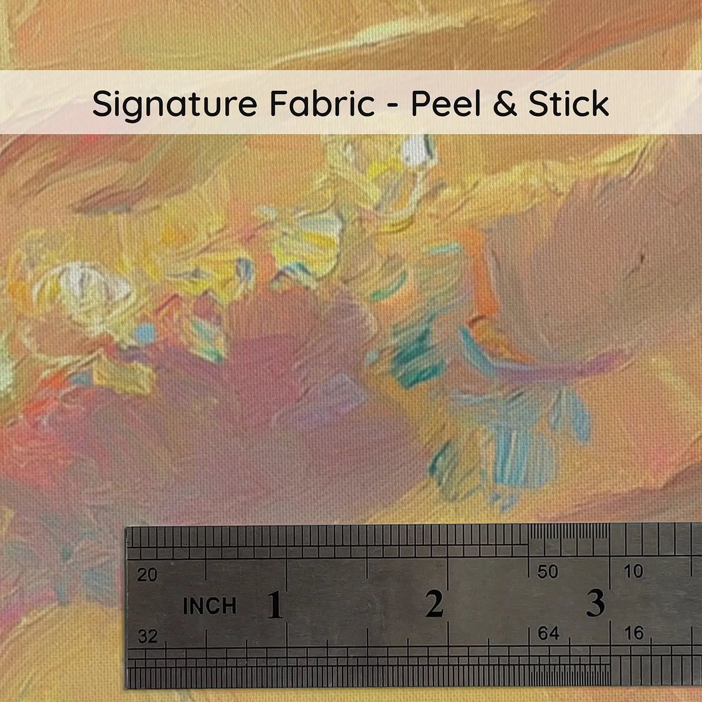 Fabric texture close-up of Mermaid Rising Sunrise Bubbles Wainscoting Wallpaper by Whimsy Tots