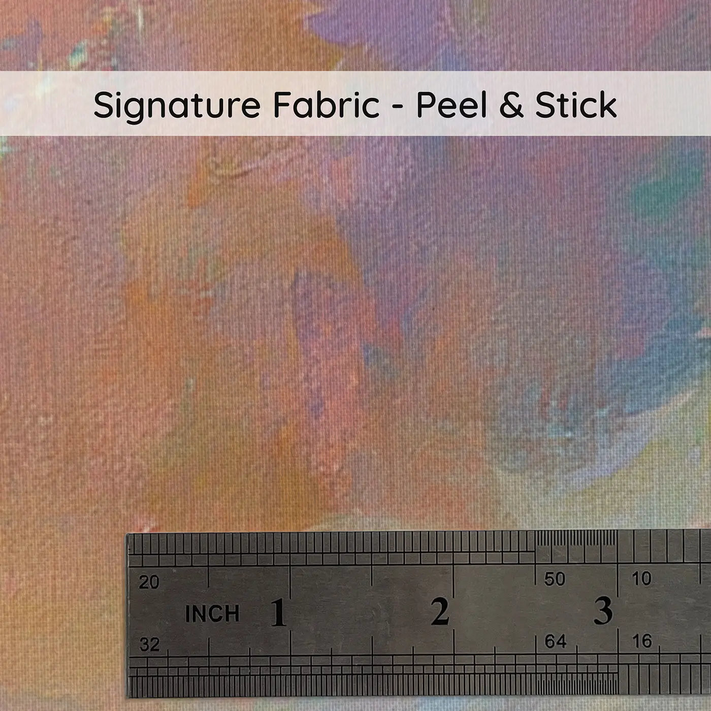 Fabric texture close-up of Unicorn Cherry Blossom Grove Wainscoting Wallpaper by Whimsy Tots