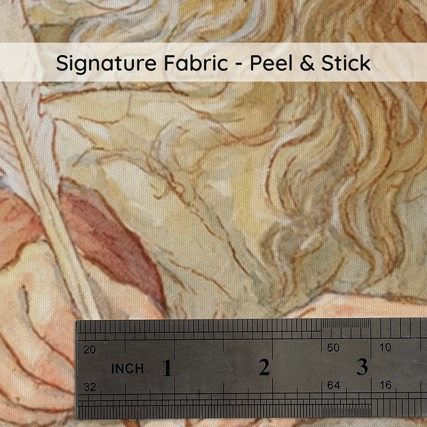 Fabric texture close-up of Princess Letter Writing Desk Wainscoting Wallpaper by Whimsy Tots