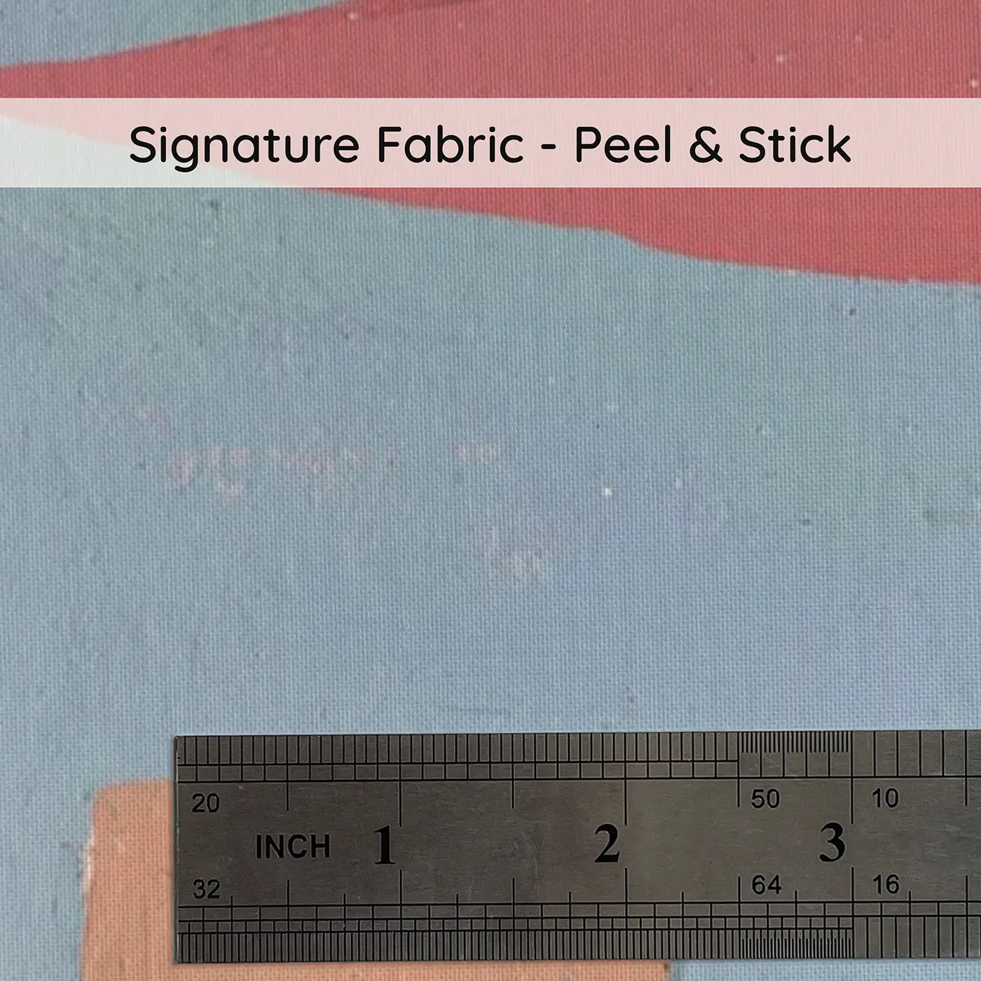 Fabric texture close-up of Graphic Princess Castle Flag Wainscoting Wallpaper by Whimsy Tots
