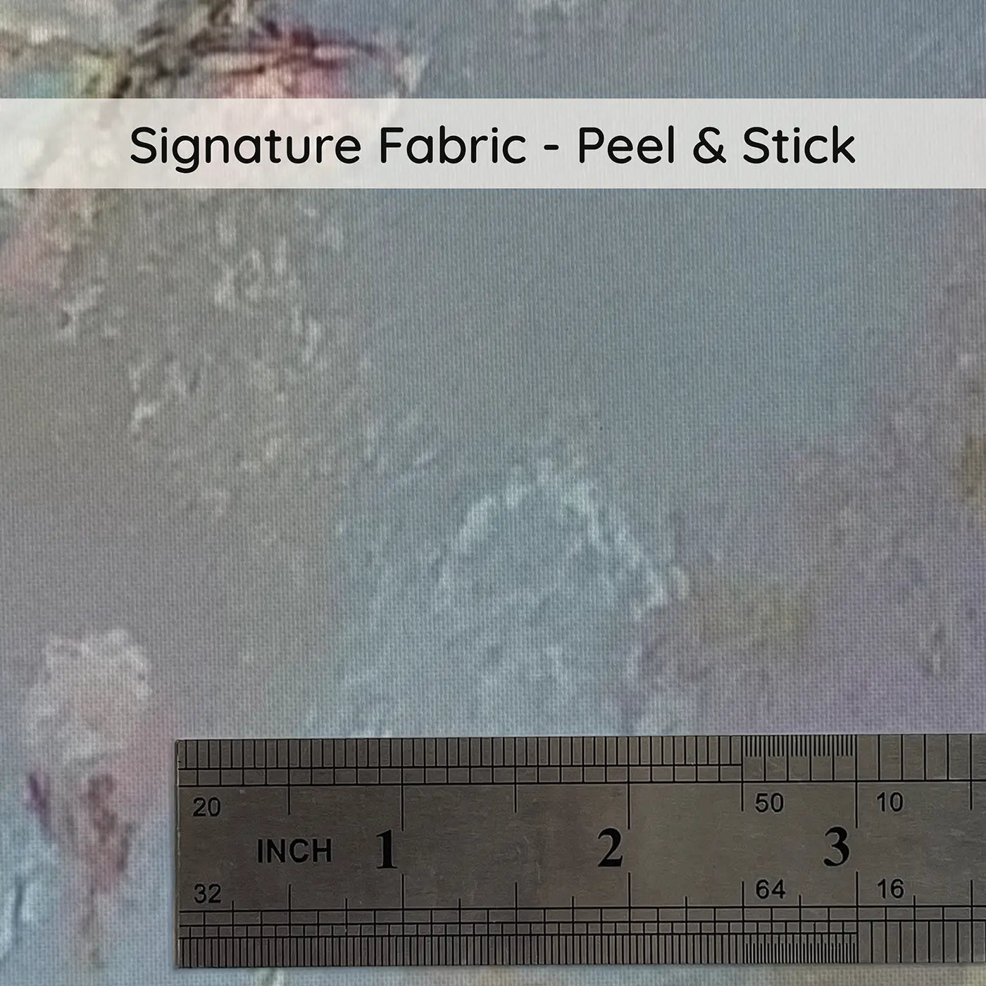 Fabric texture close-up of Pastel Princess Flower Crown Make Wainscoting Wallpaper by Whimsy Tots