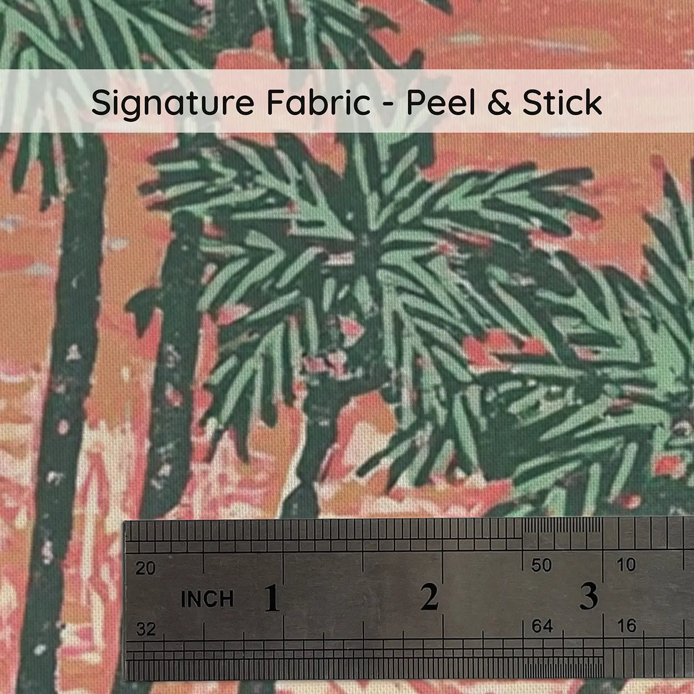 Fabric texture close-up of Carved Pirate Island Silhouette Wainscoting Wallpaper by Whimsy Tots