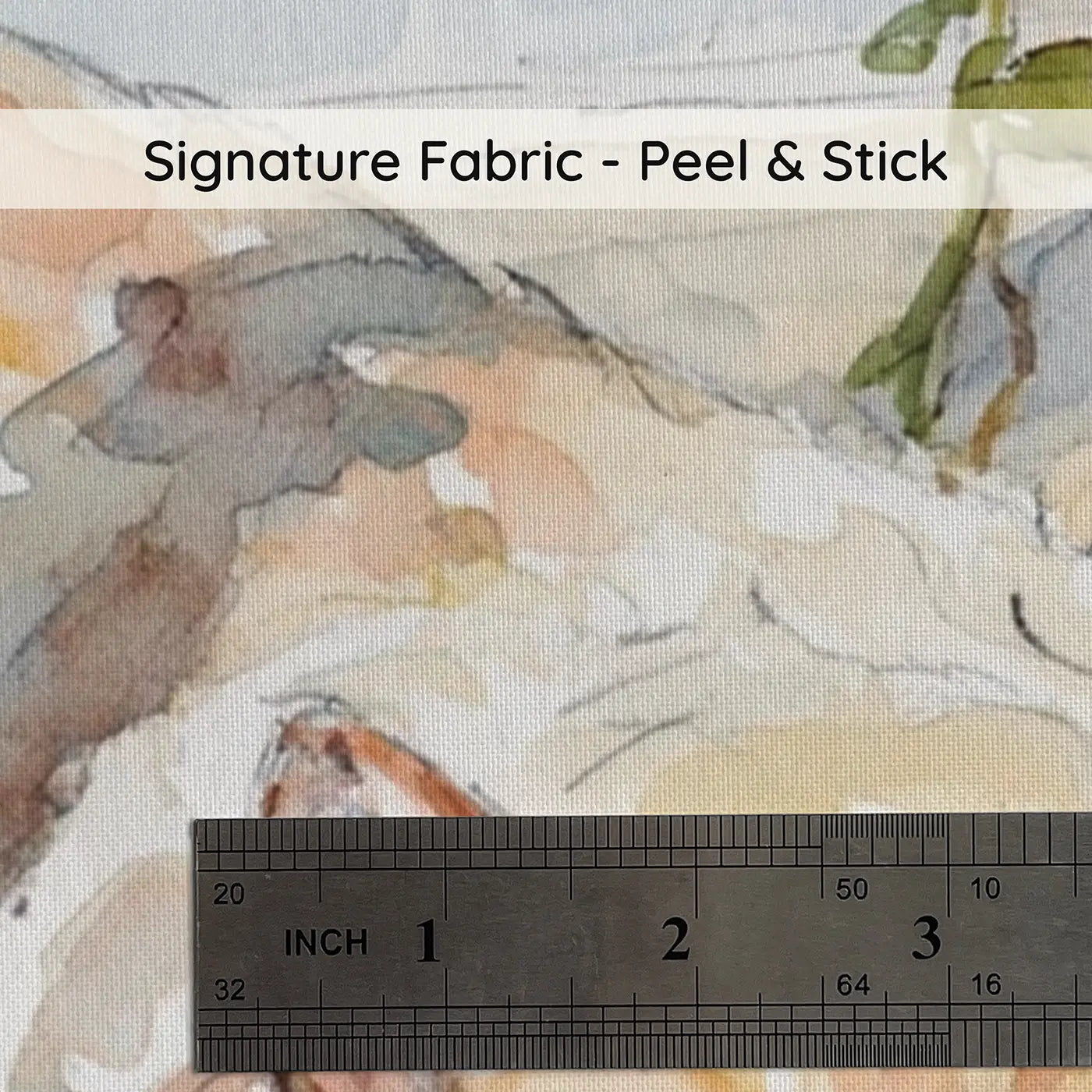 Fabric texture close-up of Goldfish Bowl Window Sunlight Wainscoting Wallpaper by Whimsy Tots