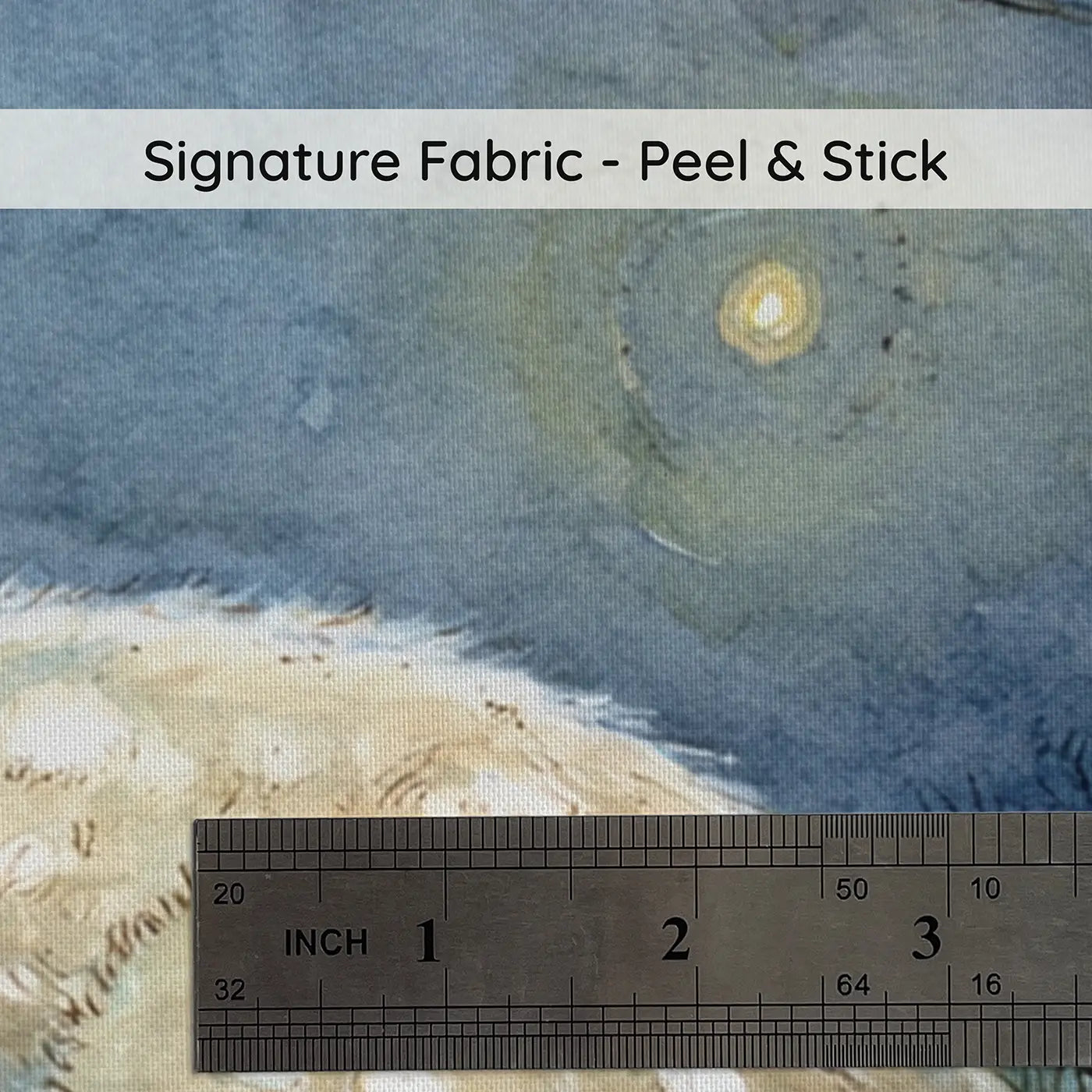 Fabric texture close-up of Fawn Sleeping Friends Clearing Wainscoting Wallpaper by Whimsy Tots