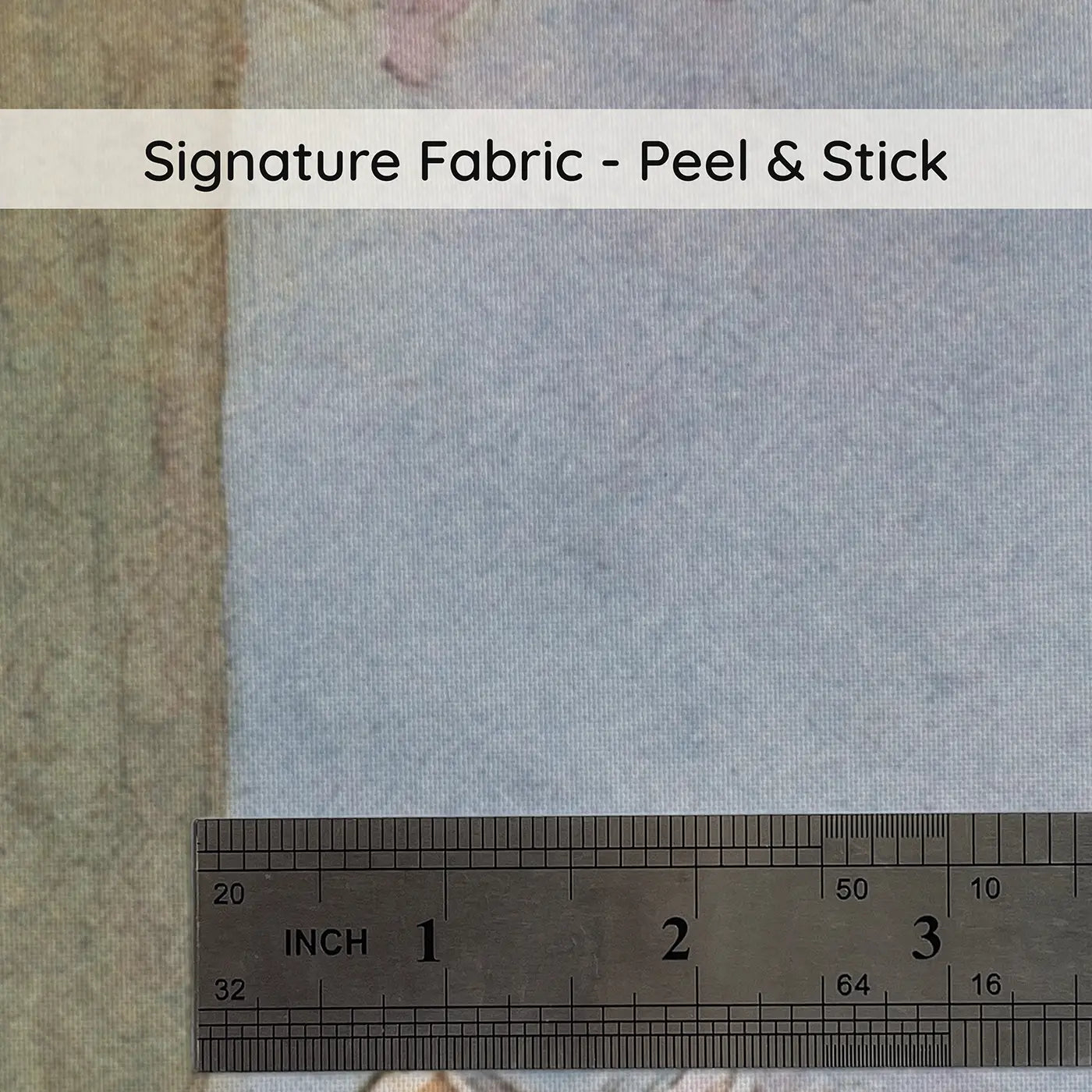 Fabric texture close-up of Panda Tea Pavilion Garden Wainscoting Wallpaper by Whimsy Tots
