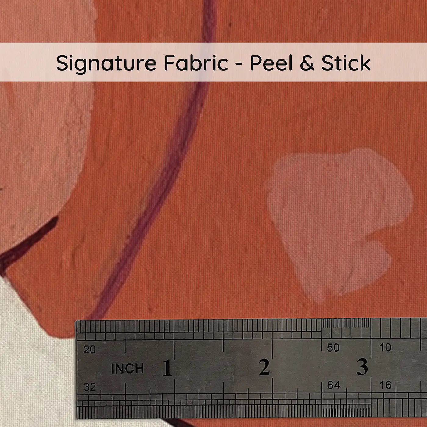 Fabric texture close-up of Graphic Rhino Parade Bold Wainscoting Wallpaper by Whimsy Tots