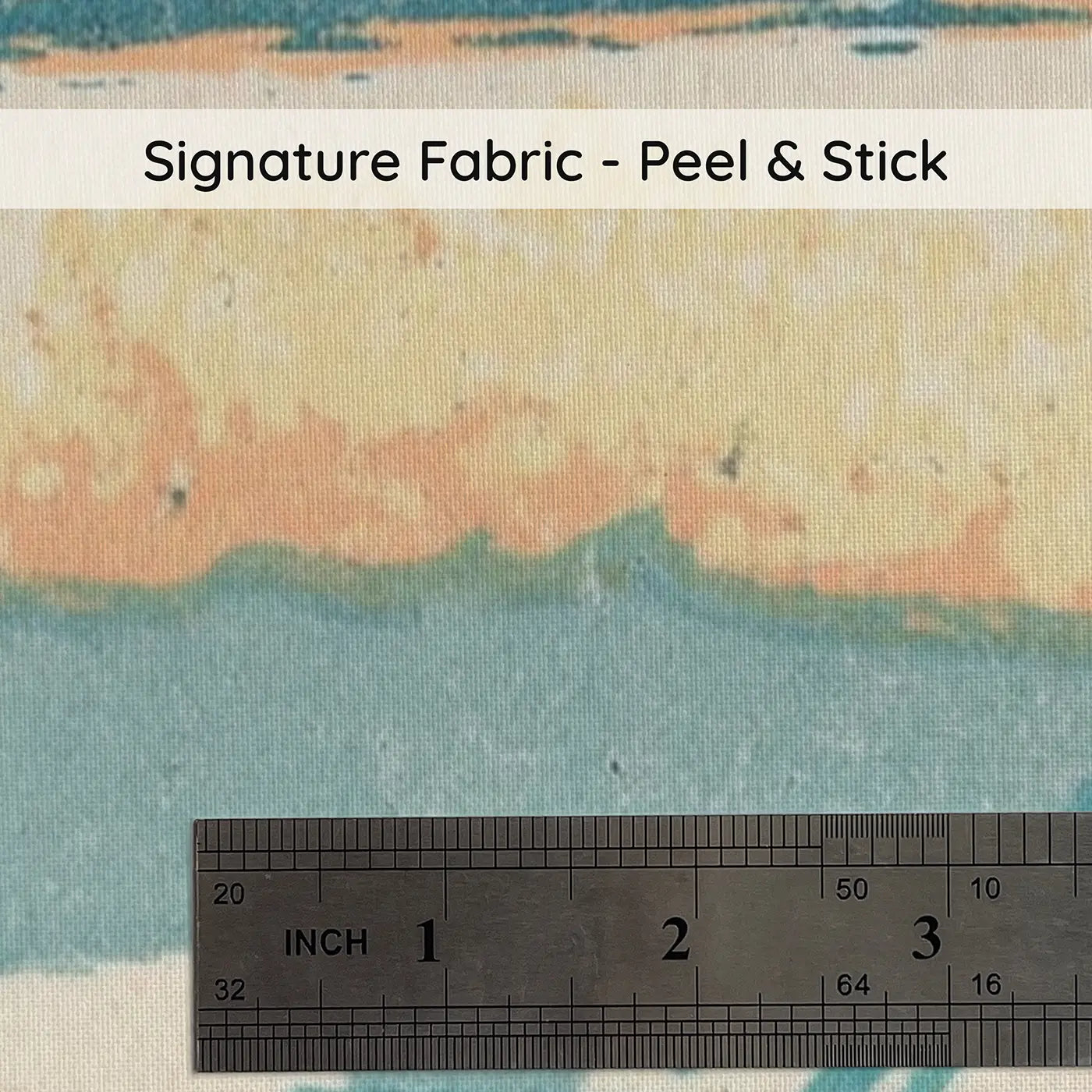 Fabric texture close-up of Carved Crane Lift Folk Wainscoting Wallpaper by Whimsy Tots