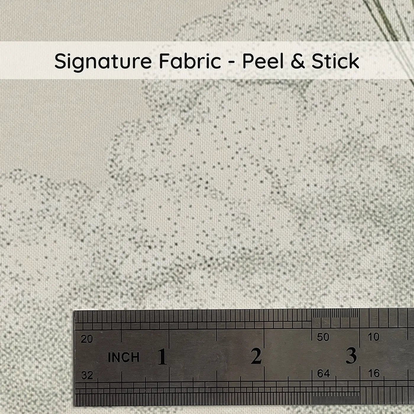 Fabric texture close-up of Balloon Botanical Garden Stipple Wainscoting Wallpaper by Whimsy Tots