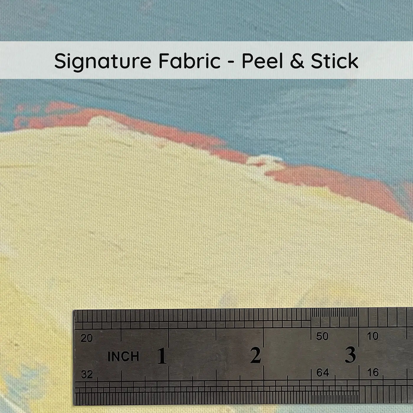 Fabric texture close-up of Bold Seal Pup Ice Flat Wainscoting Wallpaper by Whimsy Tots