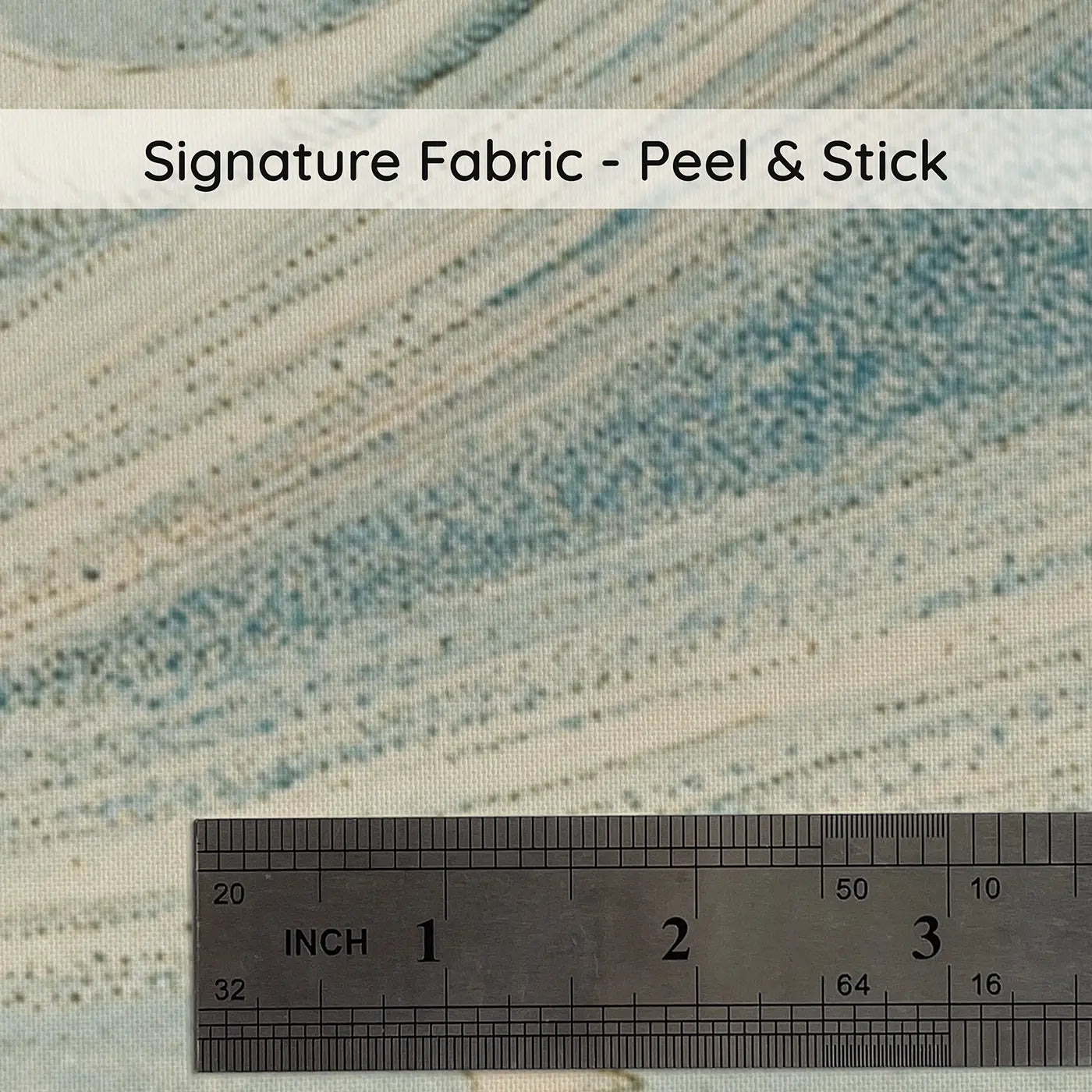 Fabric texture close-up of Comet Crane Sky Scroll Wainscoting Wallpaper by Whimsy Tots