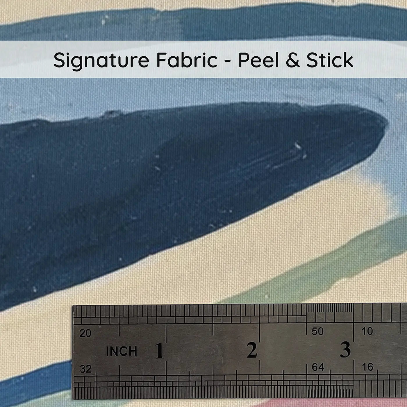 Fabric texture close-up of Bold Saturn Rings Fun Wainscoting Wallpaper by Whimsy Tots