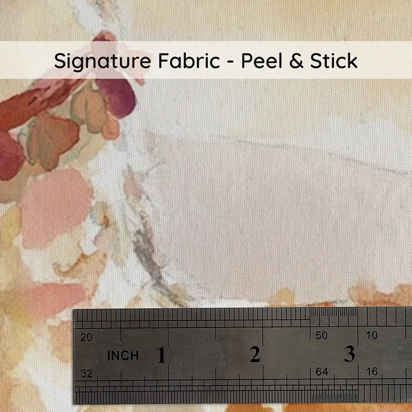 Fabric texture close-up of Llama Meadow Soft Walk Wainscoting Wallpaper by Whimsy Tots