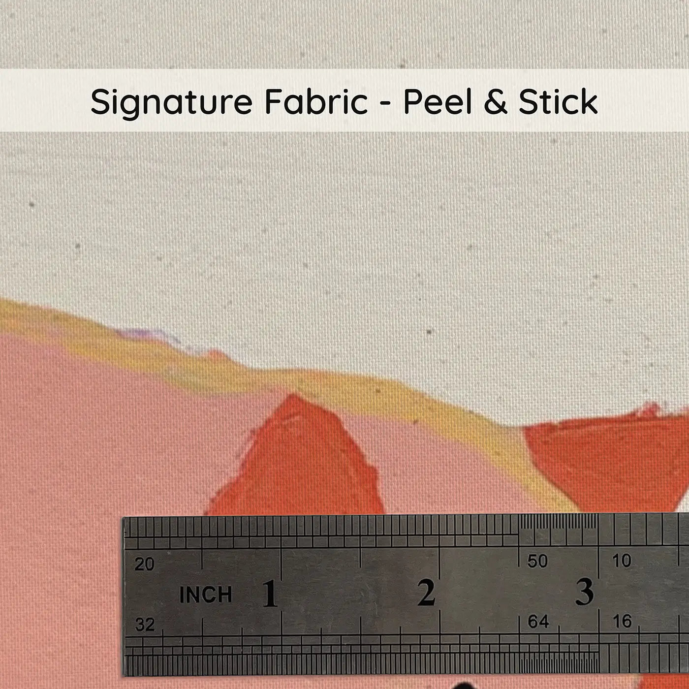 Fabric texture close-up of Bold Pig Family Parade Wainscoting Wallpaper by Whimsy Tots