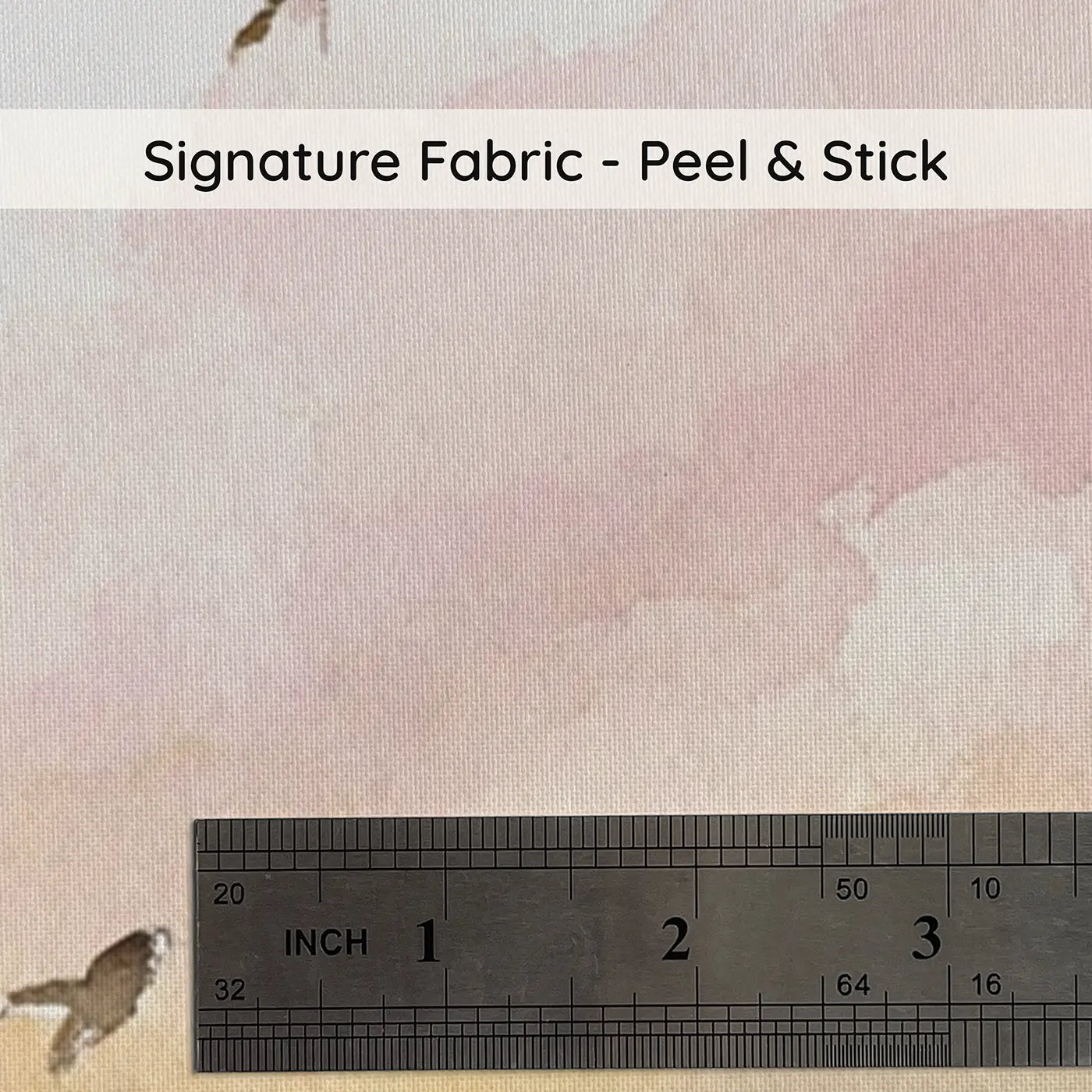 Fabric texture close-up of Eiffel Tower Paris Morning Wainscoting Wallpaper by Whimsy Tots