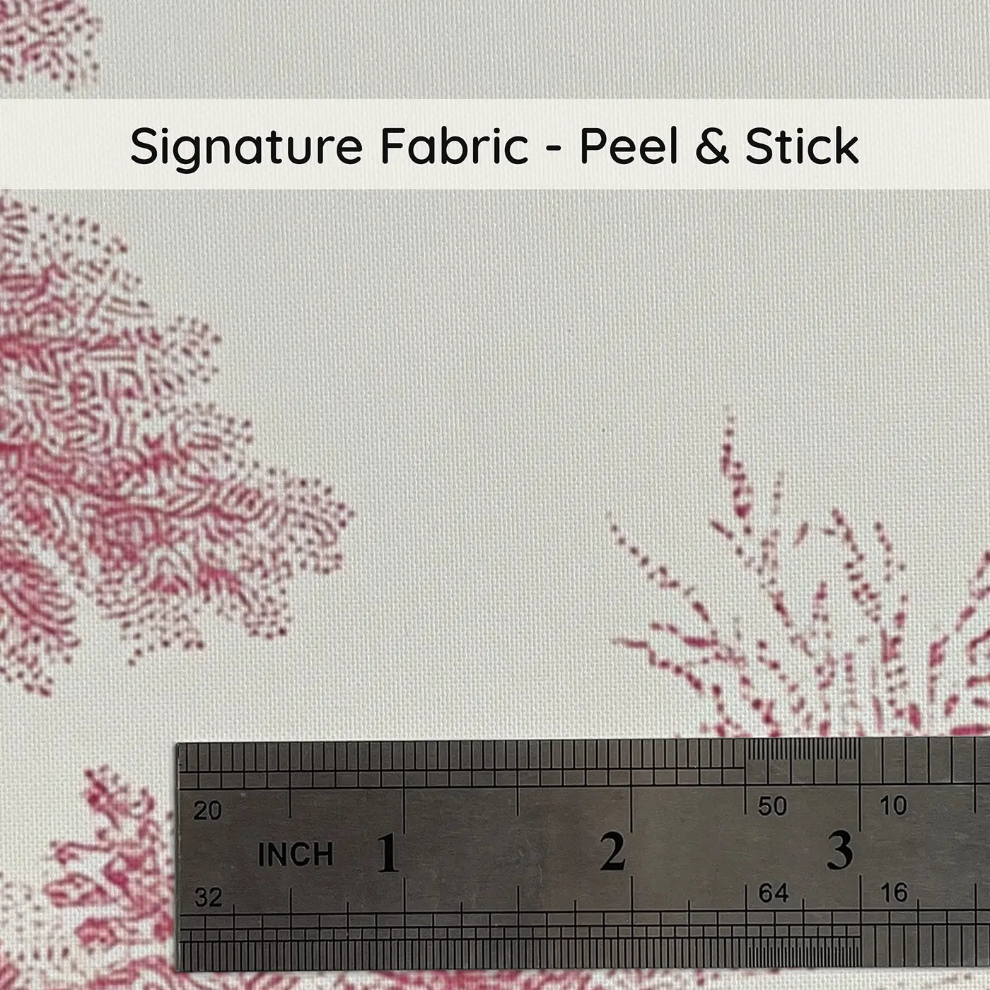 Fabric texture close-up of Flower Garland Maiden Toile Wainscoting Wallpaper by Whimsy Tots