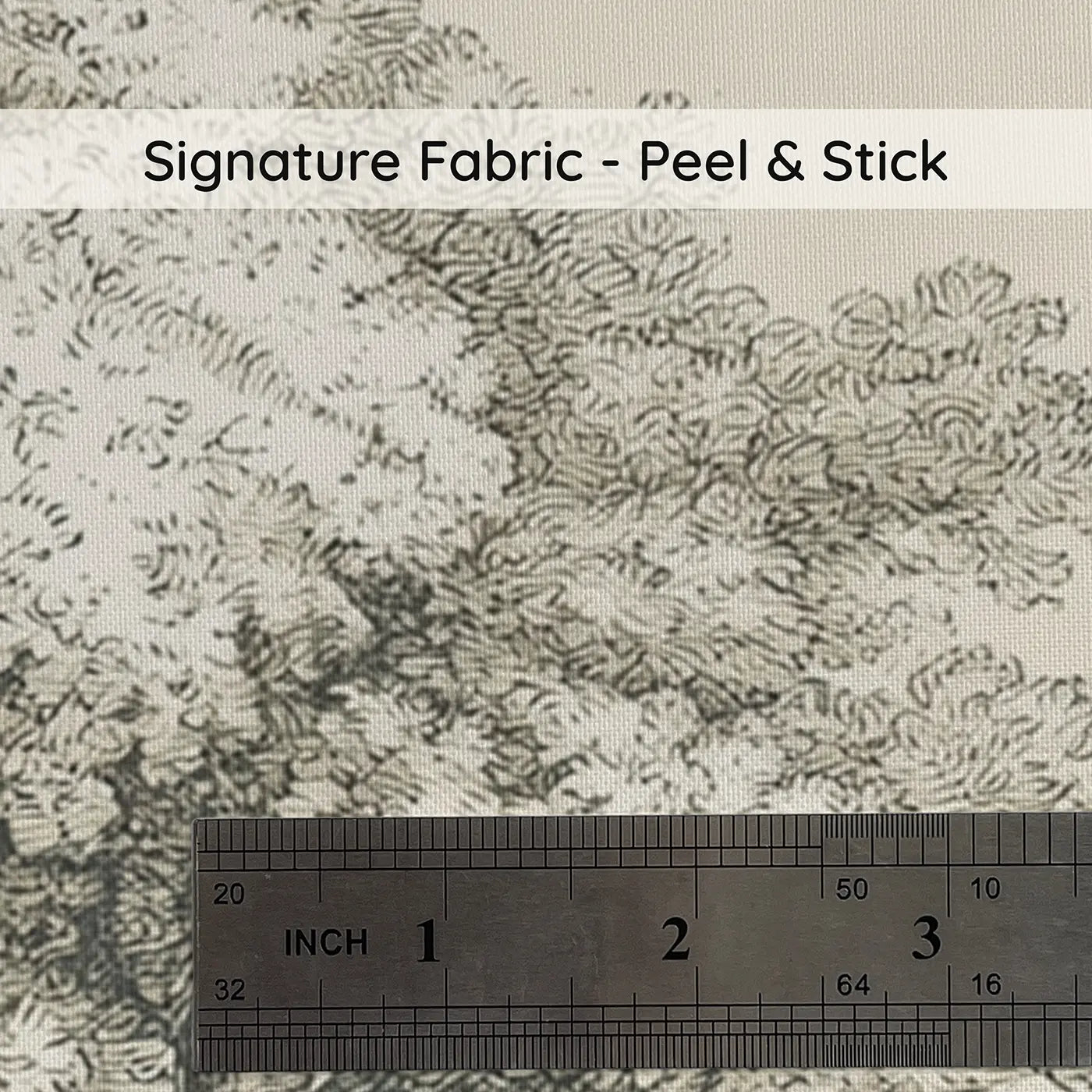 Fabric texture close-up of Barn Scene Pastoral Sepia Wainscoting Wallpaper by Whimsy Tots