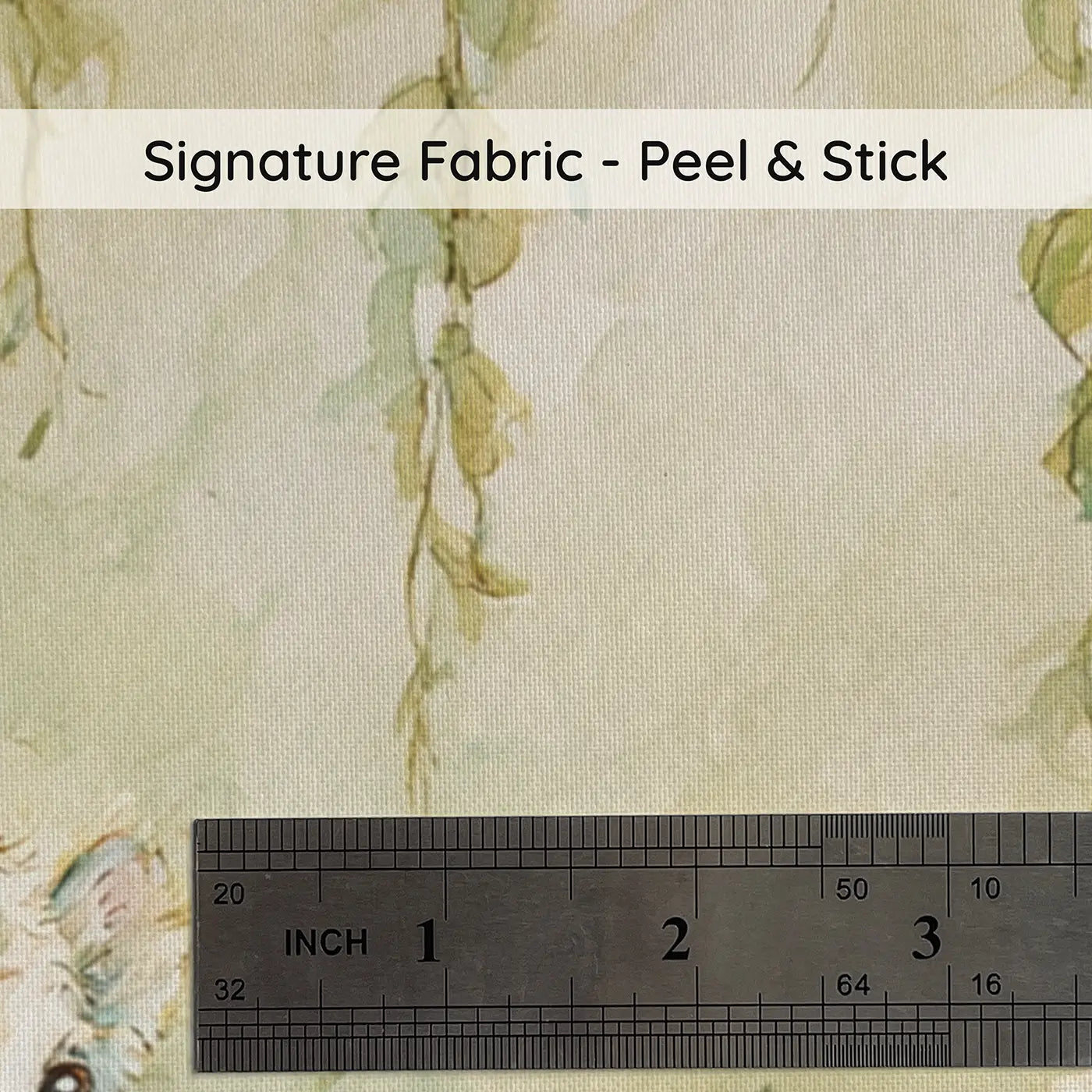 Fabric texture close-up of Garden Eden Animal Friends Wainscoting Wallpaper by Whimsy Tots