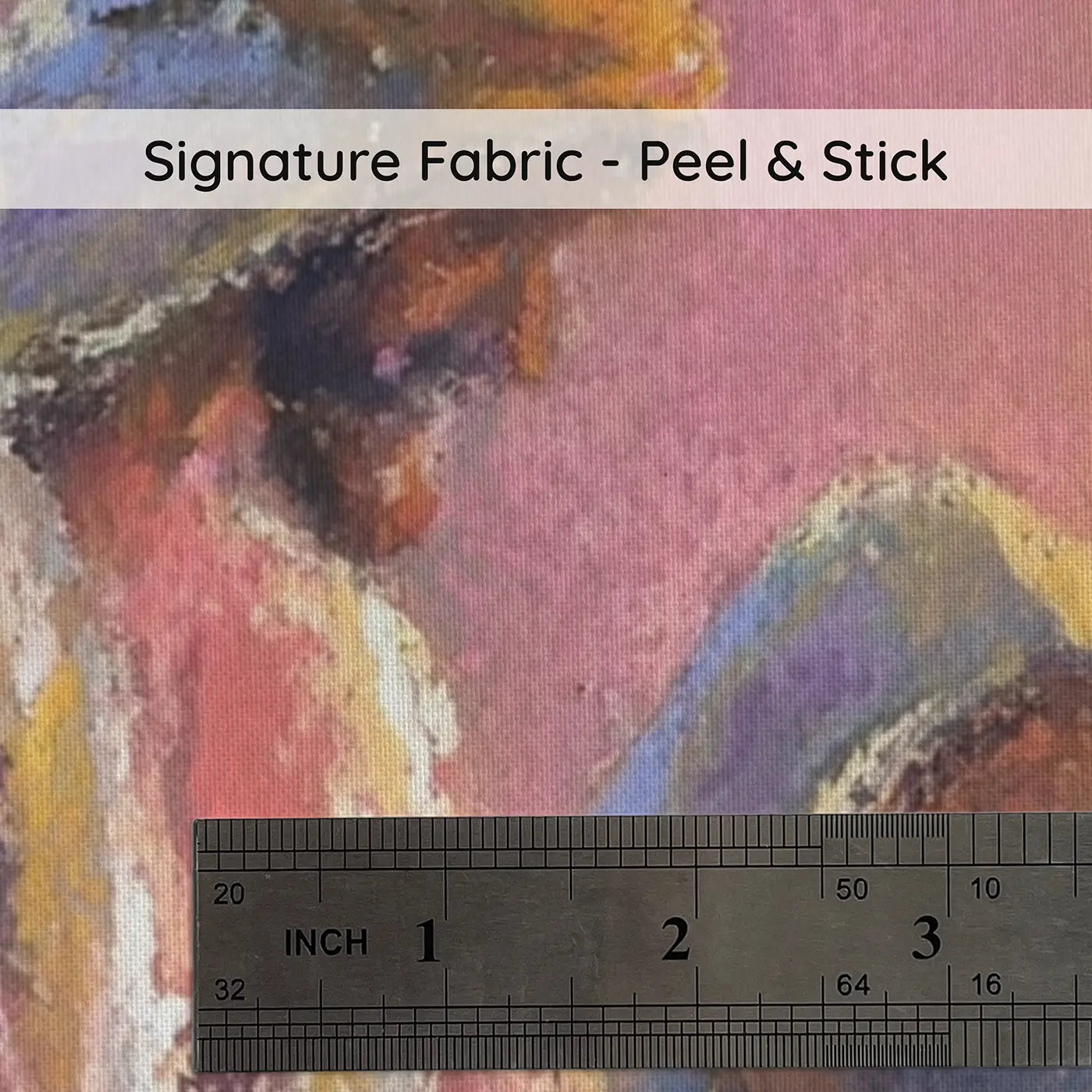 Fabric texture close-up of Pastel Nativity Gentle Baby Wainscoting Wallpaper by Whimsy Tots