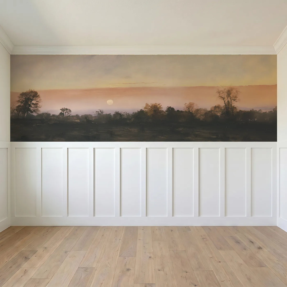 Full panel view of The Belt Of Venus Wainscoting Wallpaper by Whimsy Tots
