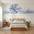 Toile wainscoting wallpaper of the old mulberry tree by Whimsy Tots