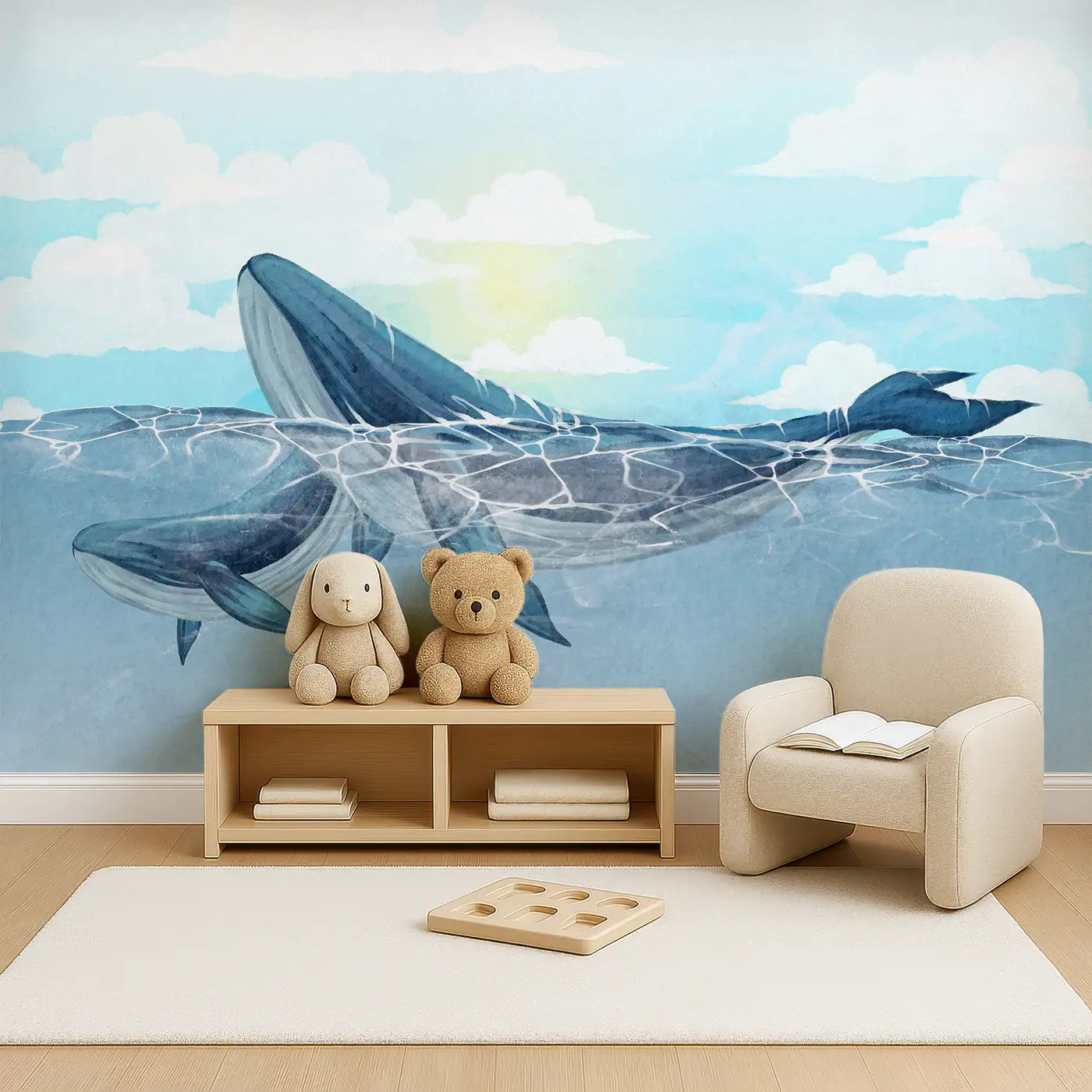 Ocean Giants Wall Mural
