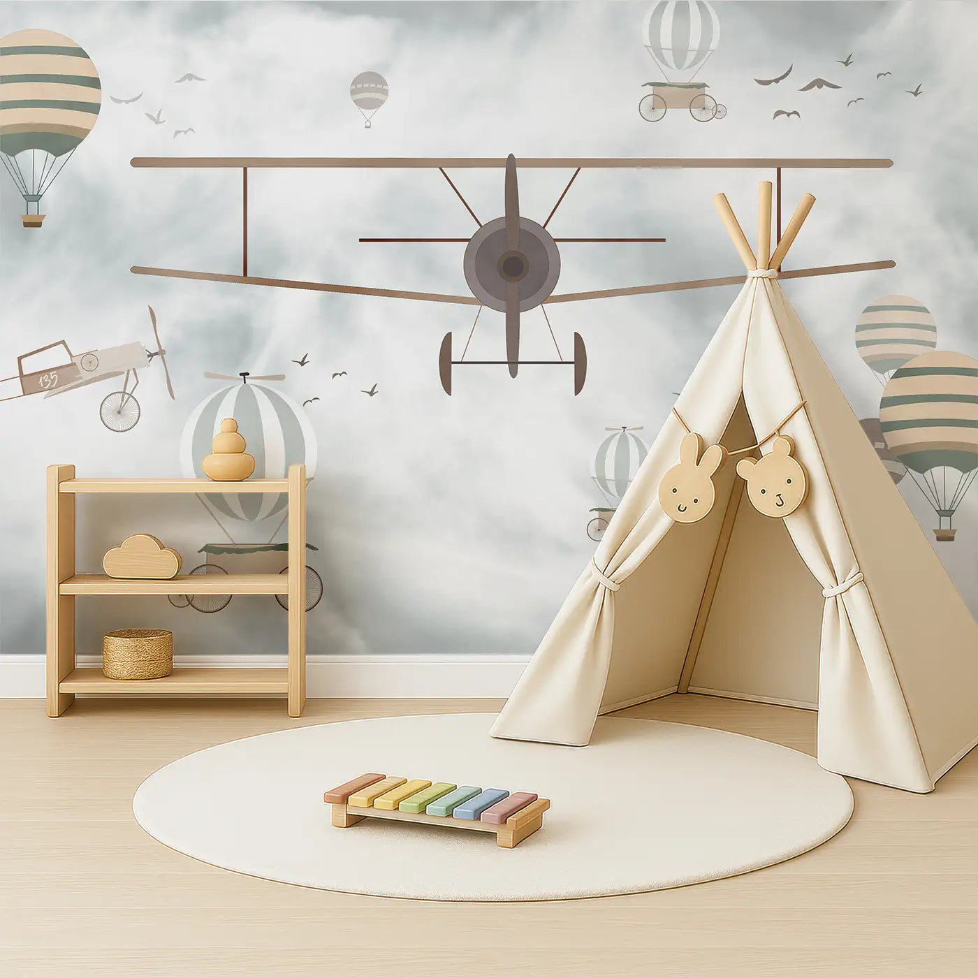 Vintage Air Adventures Wall Mural
