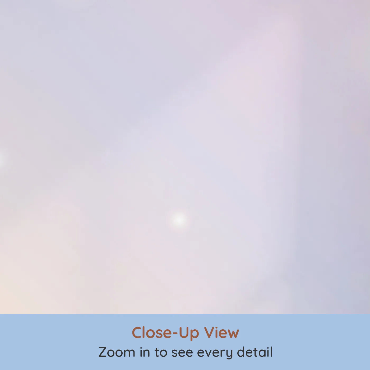 Close-up view of Whimsy Tots' Pastel Butterfly Sky Wall Mural (Turn Their Room into a Sky of Gentle, Fluttering Dreams).Best for Girls