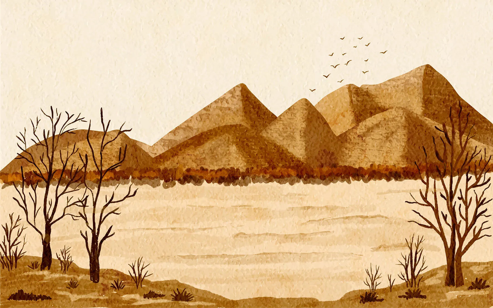 A Place of Stillness and Warm, Earthy Tones