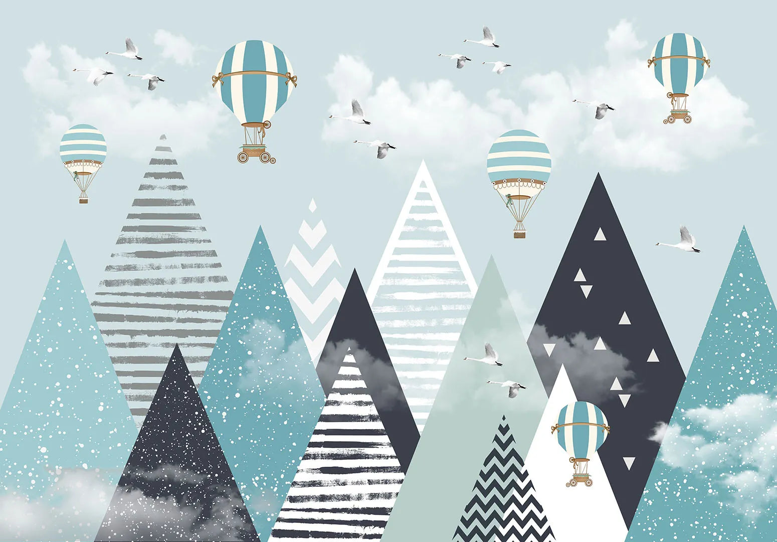 A Stylish, Modern Flight Through a Patterned Sky