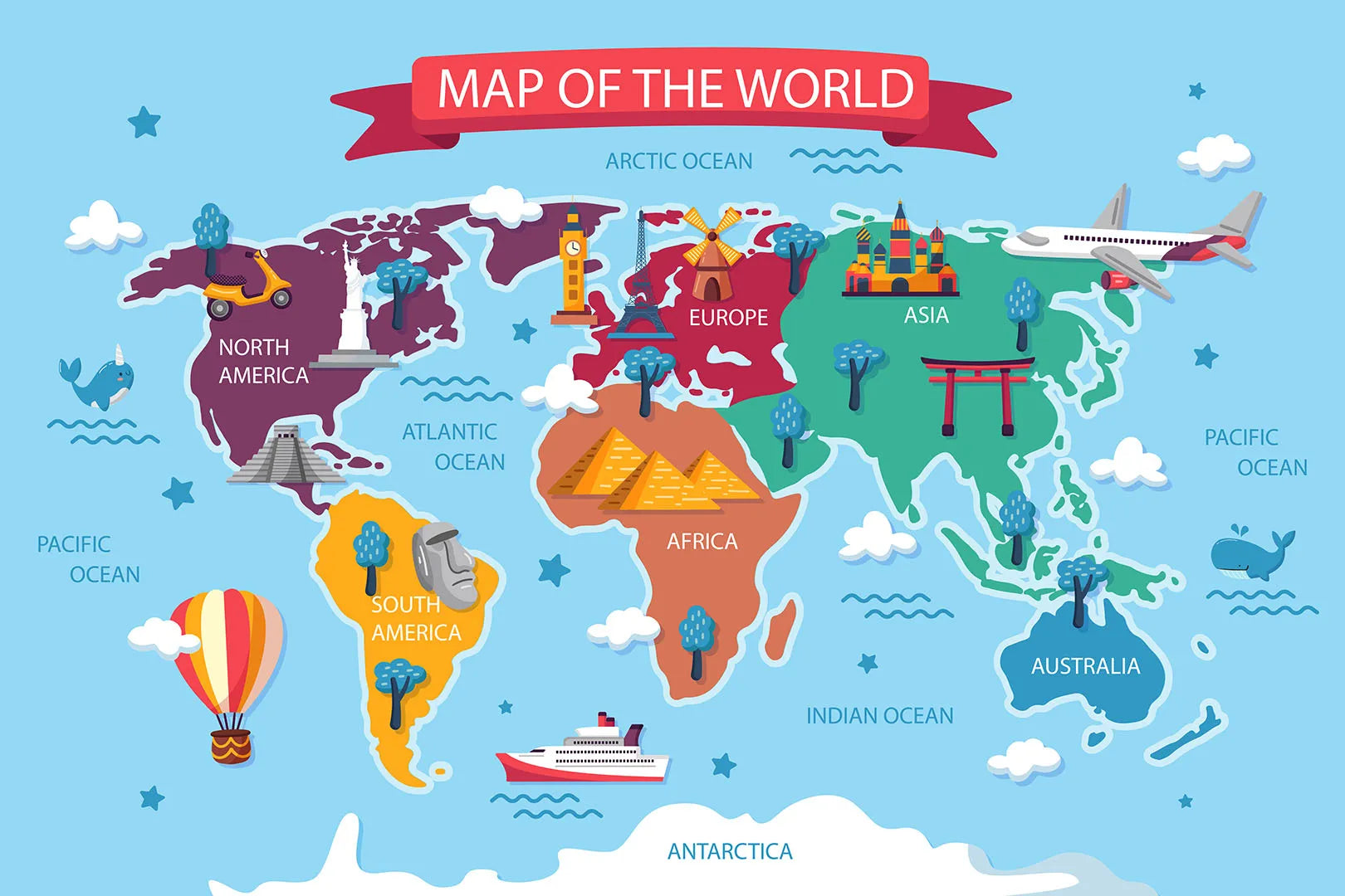 A Colorful and Educational Trip Around Our Amazing Planet
