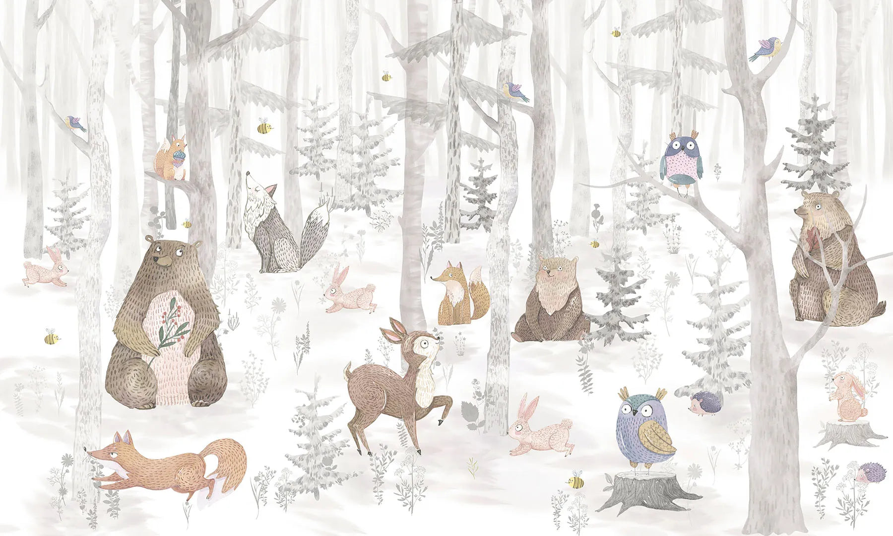 Where a Gentle Snow Falls on Friendly Faces