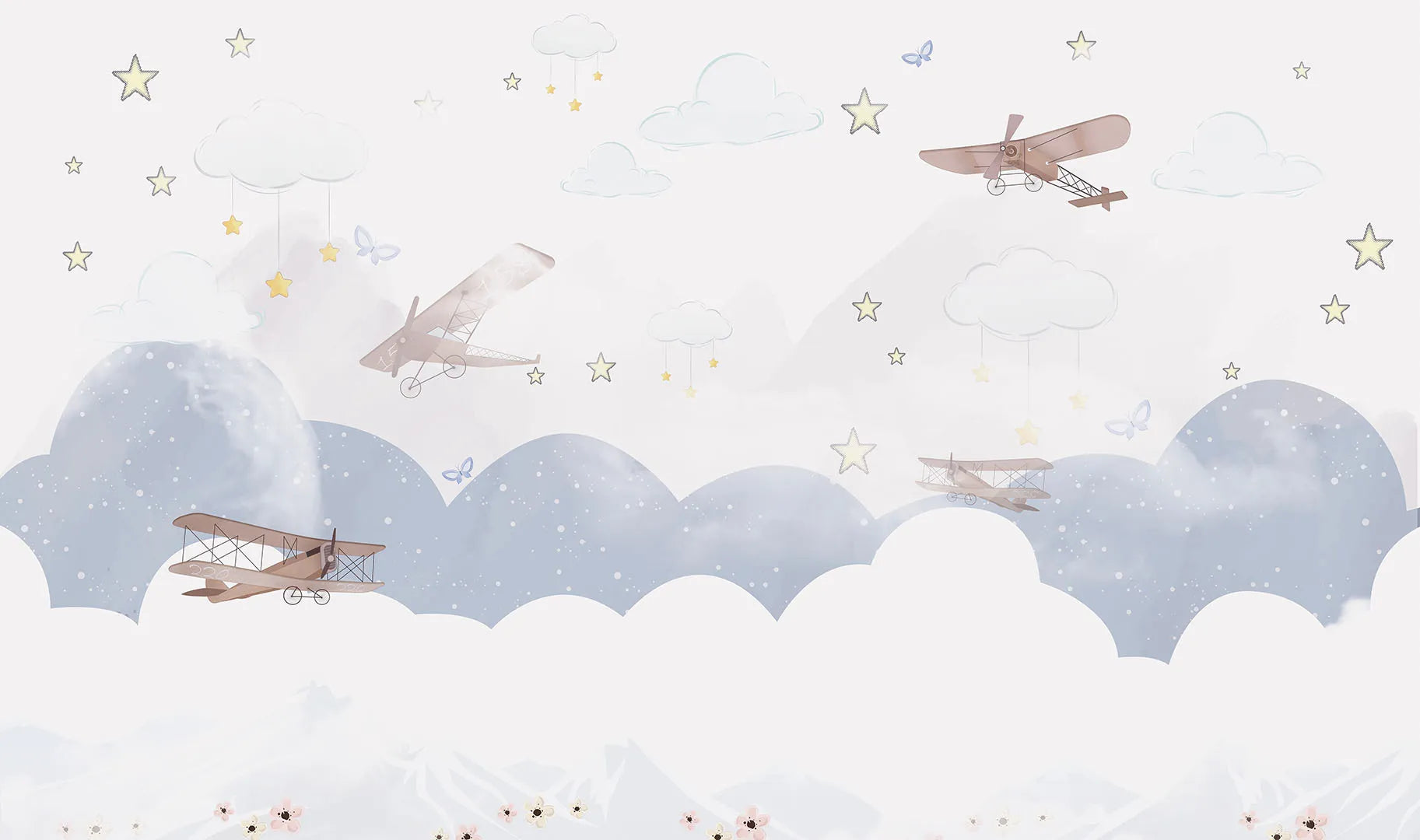 A Whimsical Fleet on a Dreamy Day