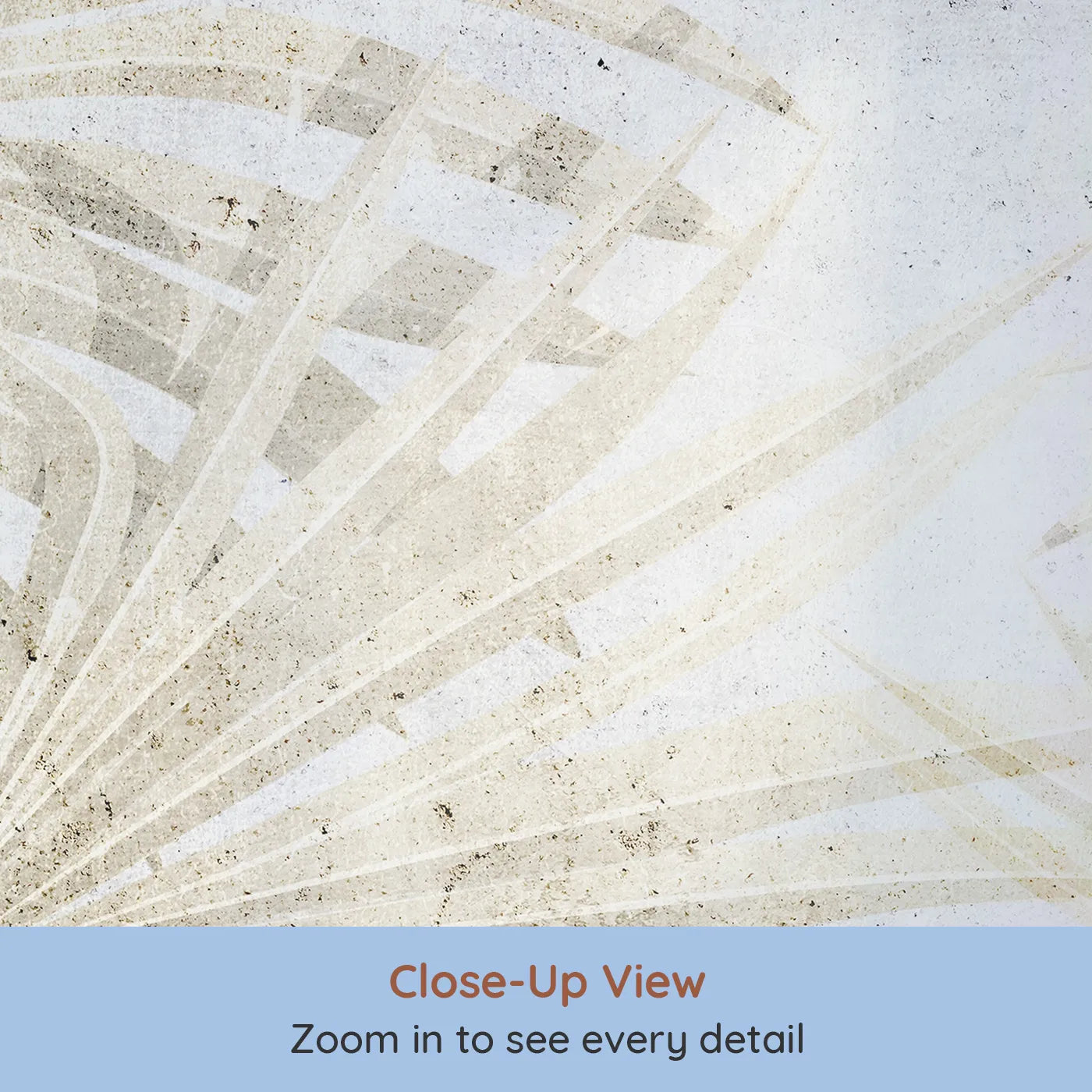 Close-up view of Whimsy Tots' Golden Fan Palms Wall Mural (Turn Their Room into a Chic and Sunny Oasis).Gender-Neutral