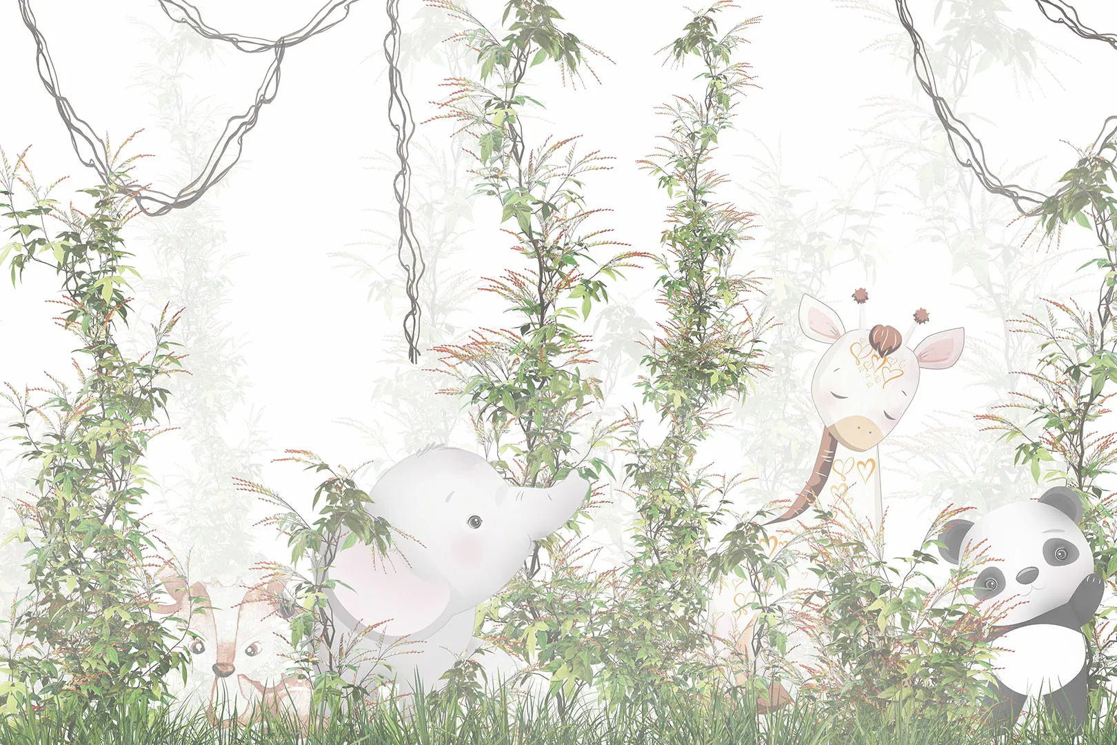 A Wall of Green for Your Little Explorer