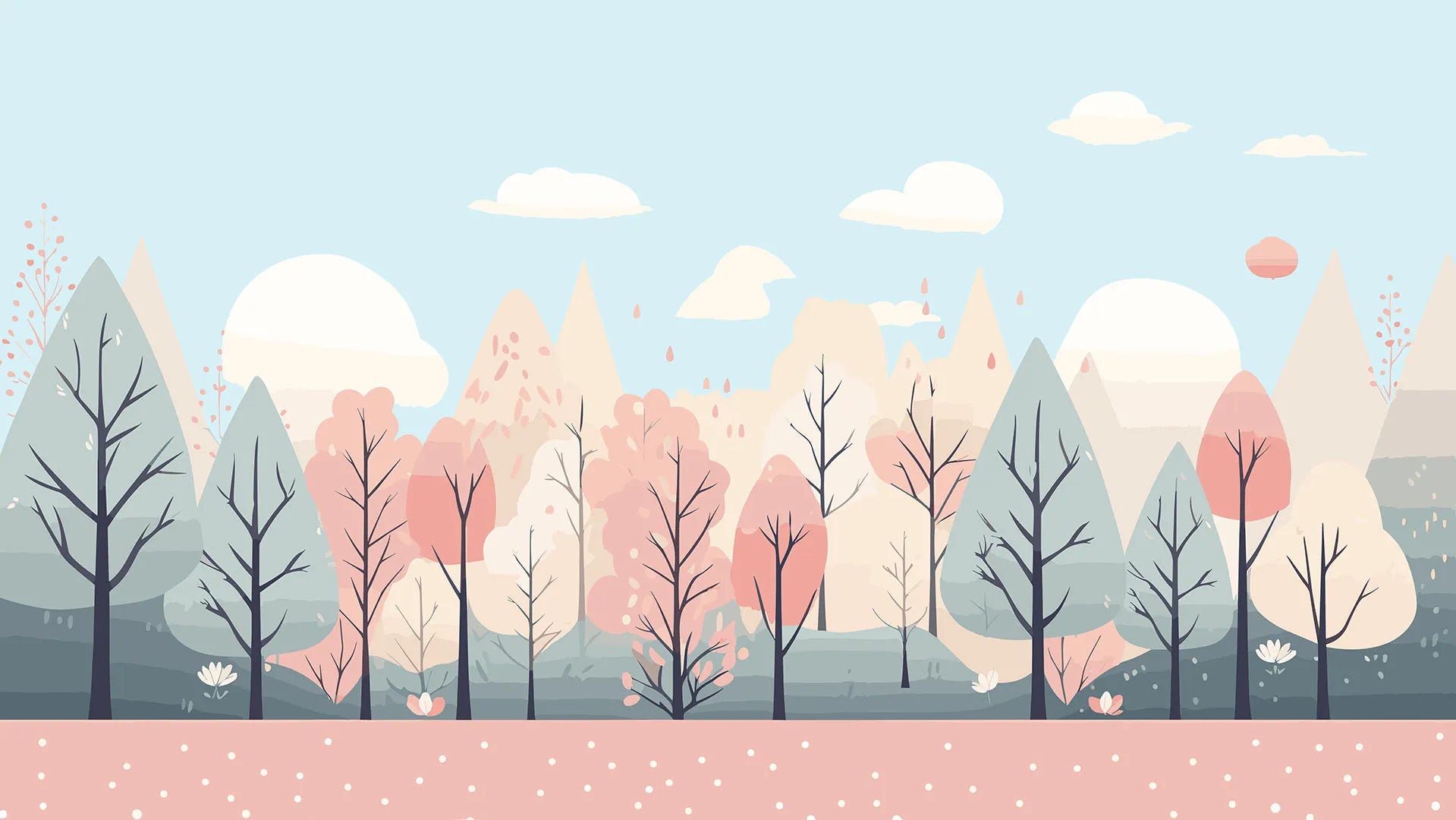A Place of Gentle Rain and Quiet, Springtime Beauty