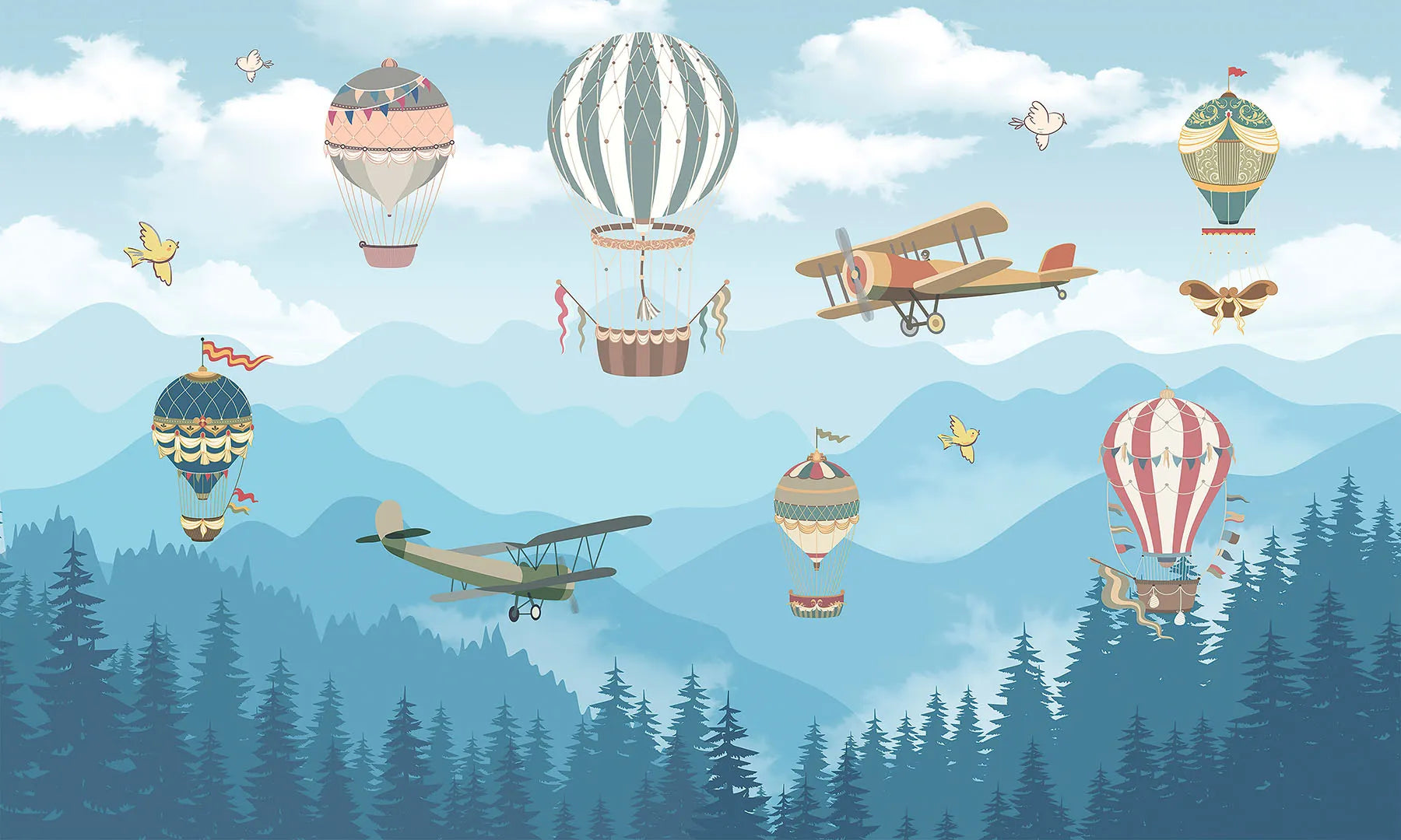 A Cheerful, Adventurous Journey Through a Storybook Sky